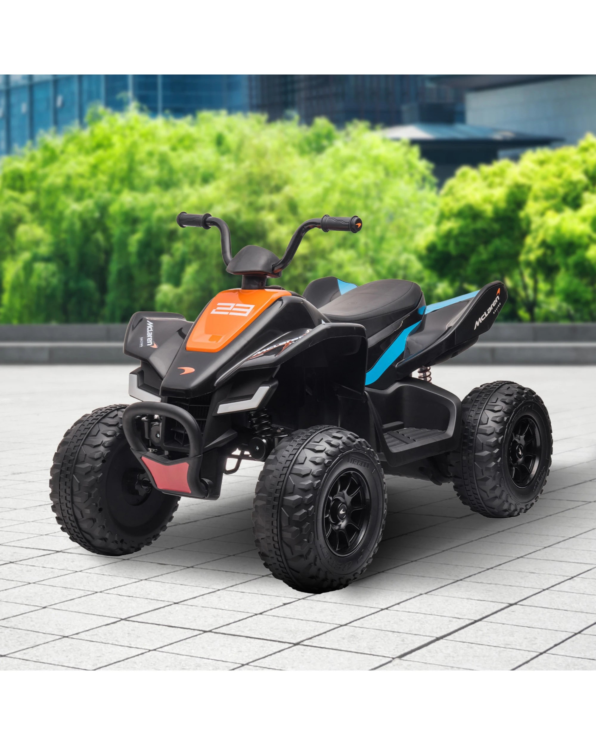 9 Kahuna MCL35 McLaren Kids Toy Ride On Electric Quad Bike - Black, 9 of 10