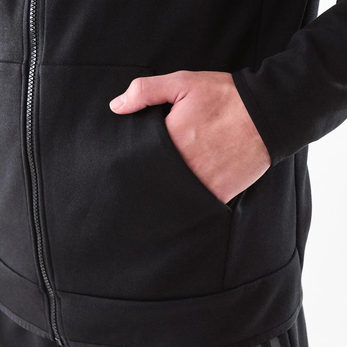 8 Active Mens Sports Hoodie BLACK, 8 of 9