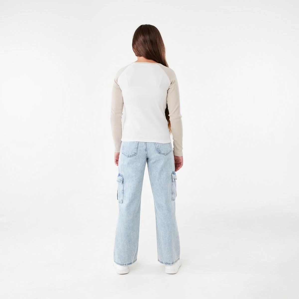6 Long Sleeve Raglan T-shirt Bge Star, 6 of 8