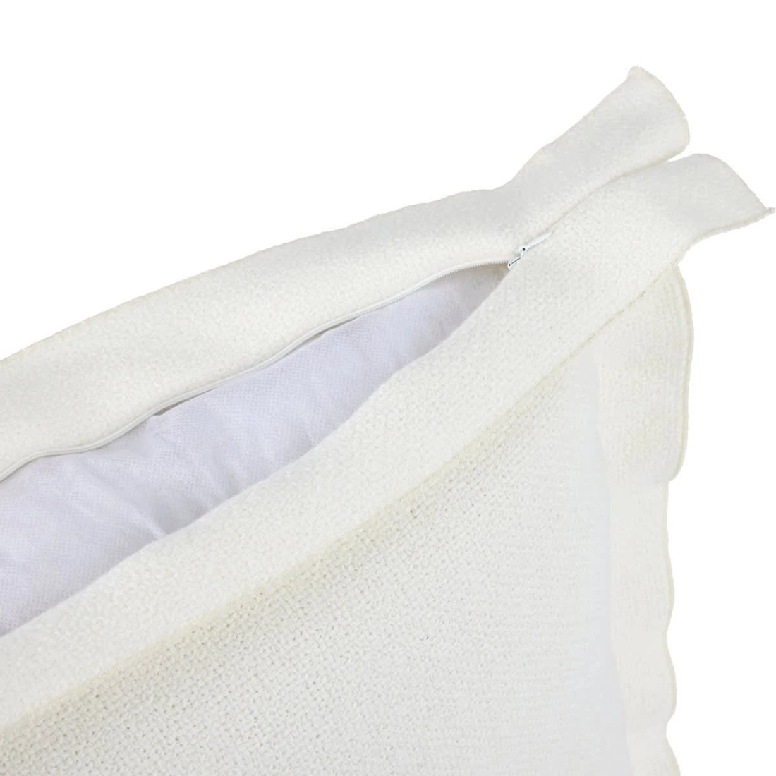 4 60cm Flange Cushion - White, 4 of 4