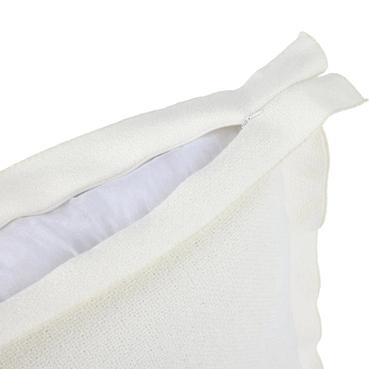 4 60cm Flange Cushion - White, 4 of 4