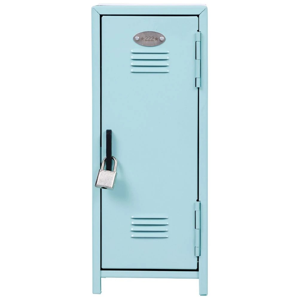 1 Otto Metal Desktop Locker Pastel Green, 1 of 4
