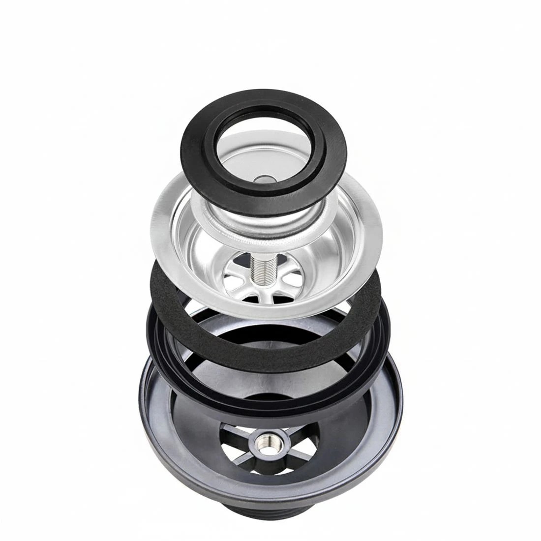 7 Cefito Kitchen Sink 77X45CM Stainless Steel Basin Double Bowl - Black, 7 of 7