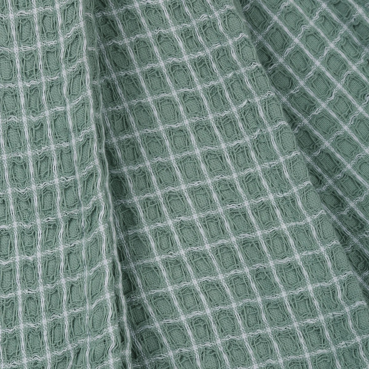 2 3 Pack Sage Waffle Tea Towels, 2 of 6
