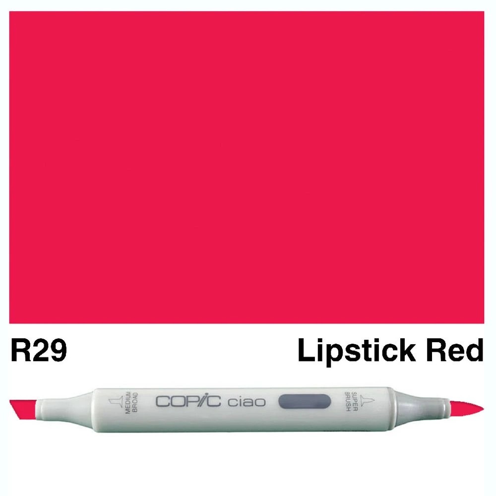 3 Copic Ciao Dual Nib Marker R29 Lipstick Red, 3 of 3