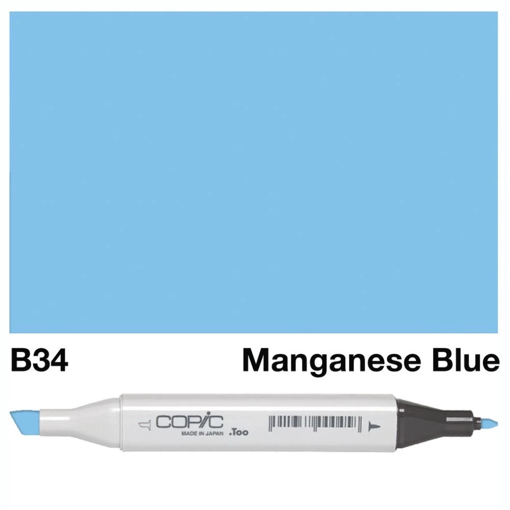 3 Copic Classic Original Dual Nib Marker B34 Manganse Blue, 3 of 3
