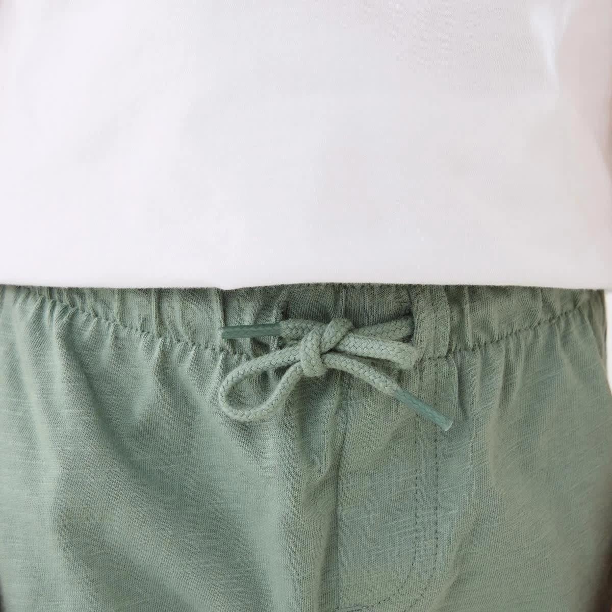 3 Cotton Knit Shorts CHINOIS GREEN, 3 of 5