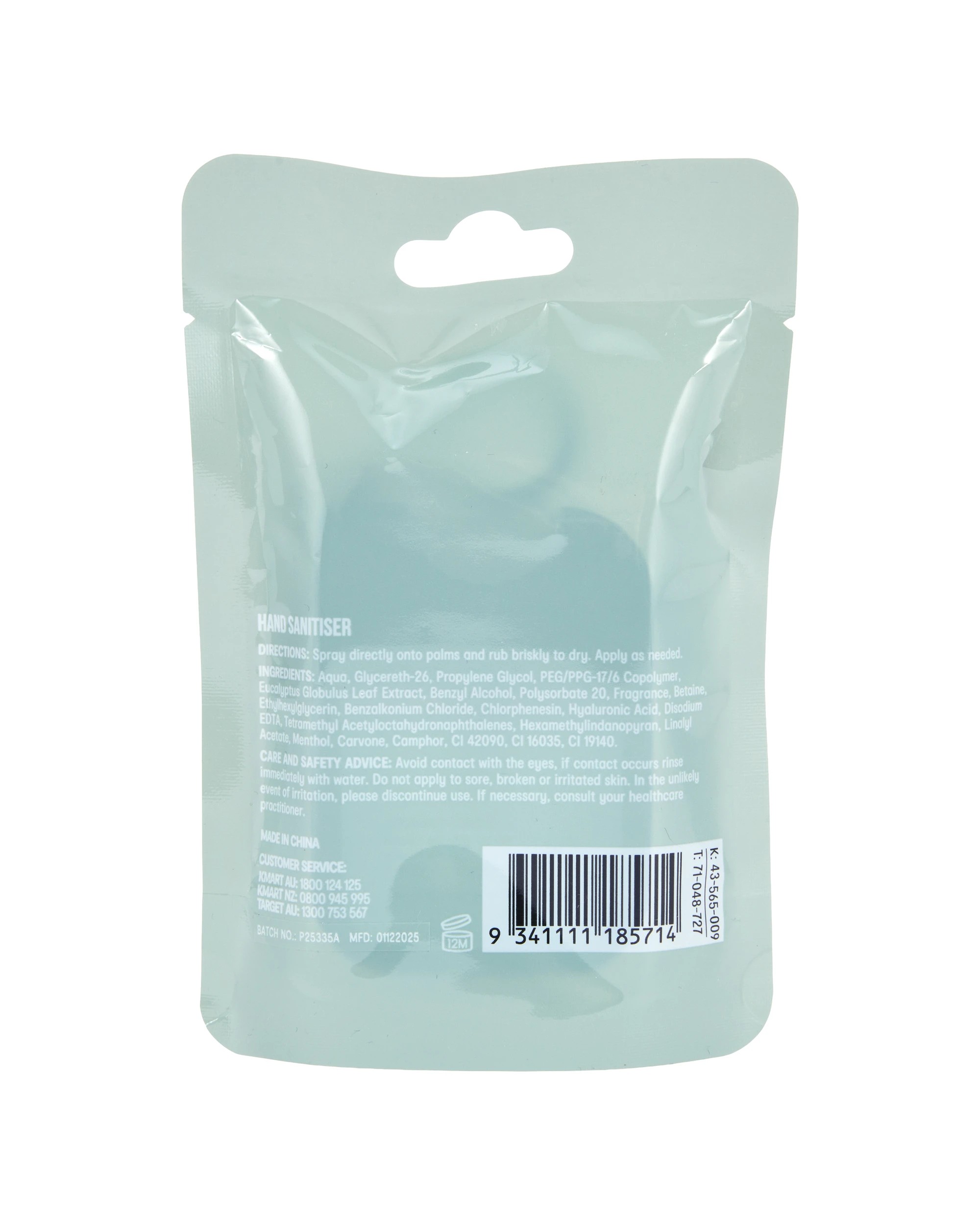 6 OXX Bodycare Hand Sanitiser 30ml - Eucalyptus, 6 of 6