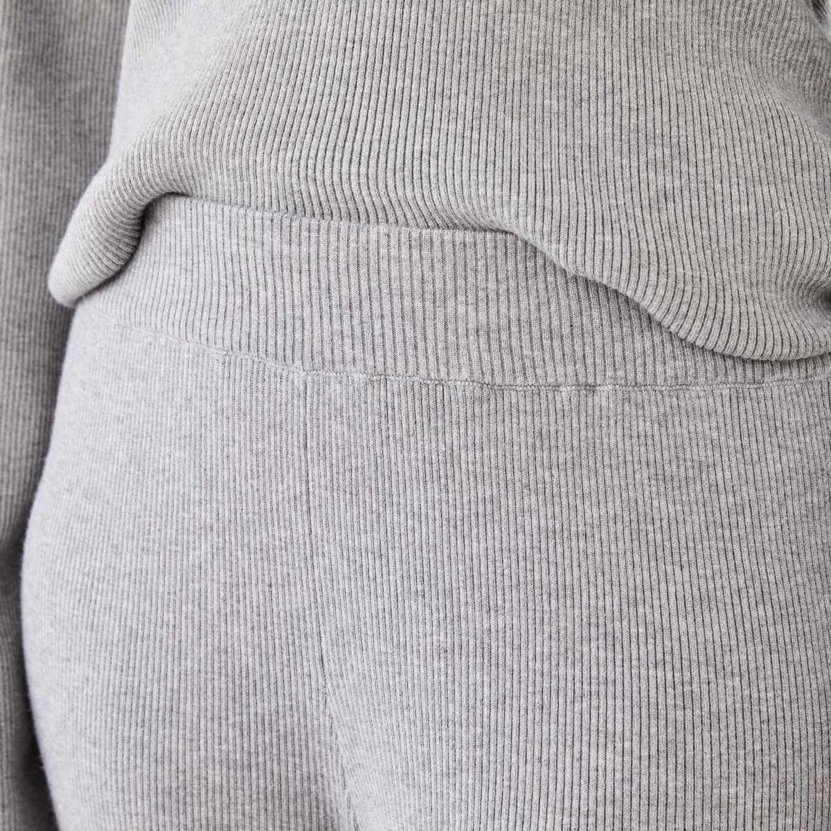 4 True Knit Rib Pants Grey Marle, 4 of 4