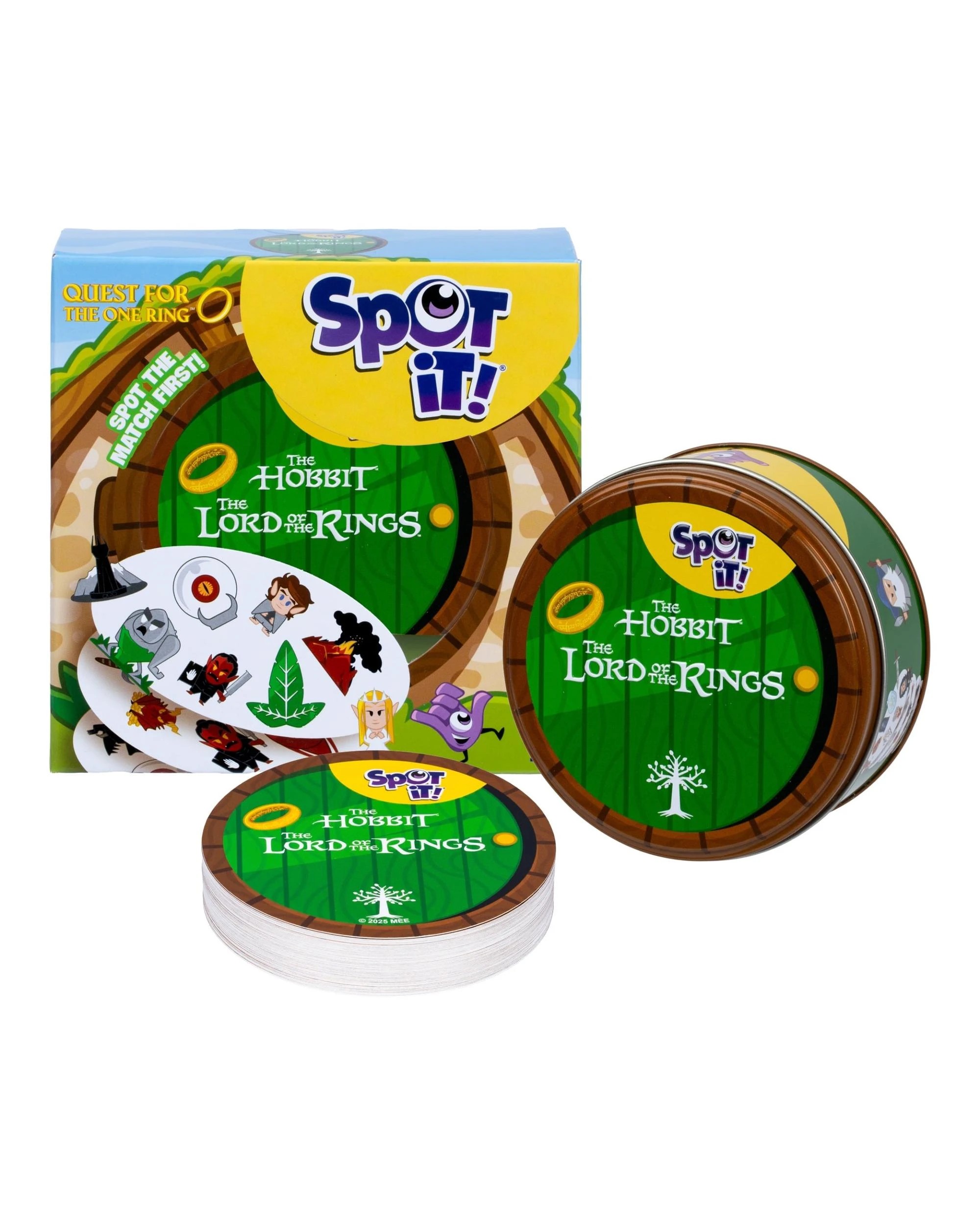 1 Spot It! The Lord of the Rings Quest for The One Ring Card Game, 1 of 8