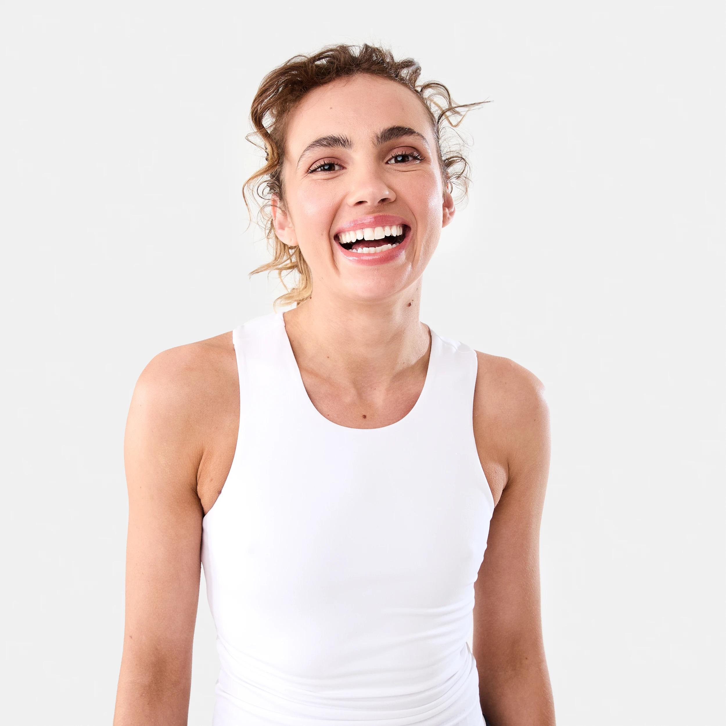 5 Active Womens Scoop Tank WHITE, 5 of 7