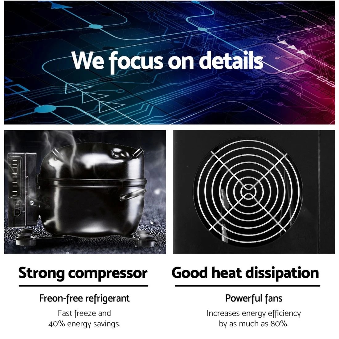 8 Devanti 15kg Ice Maker Machine - Black, 8 of 8