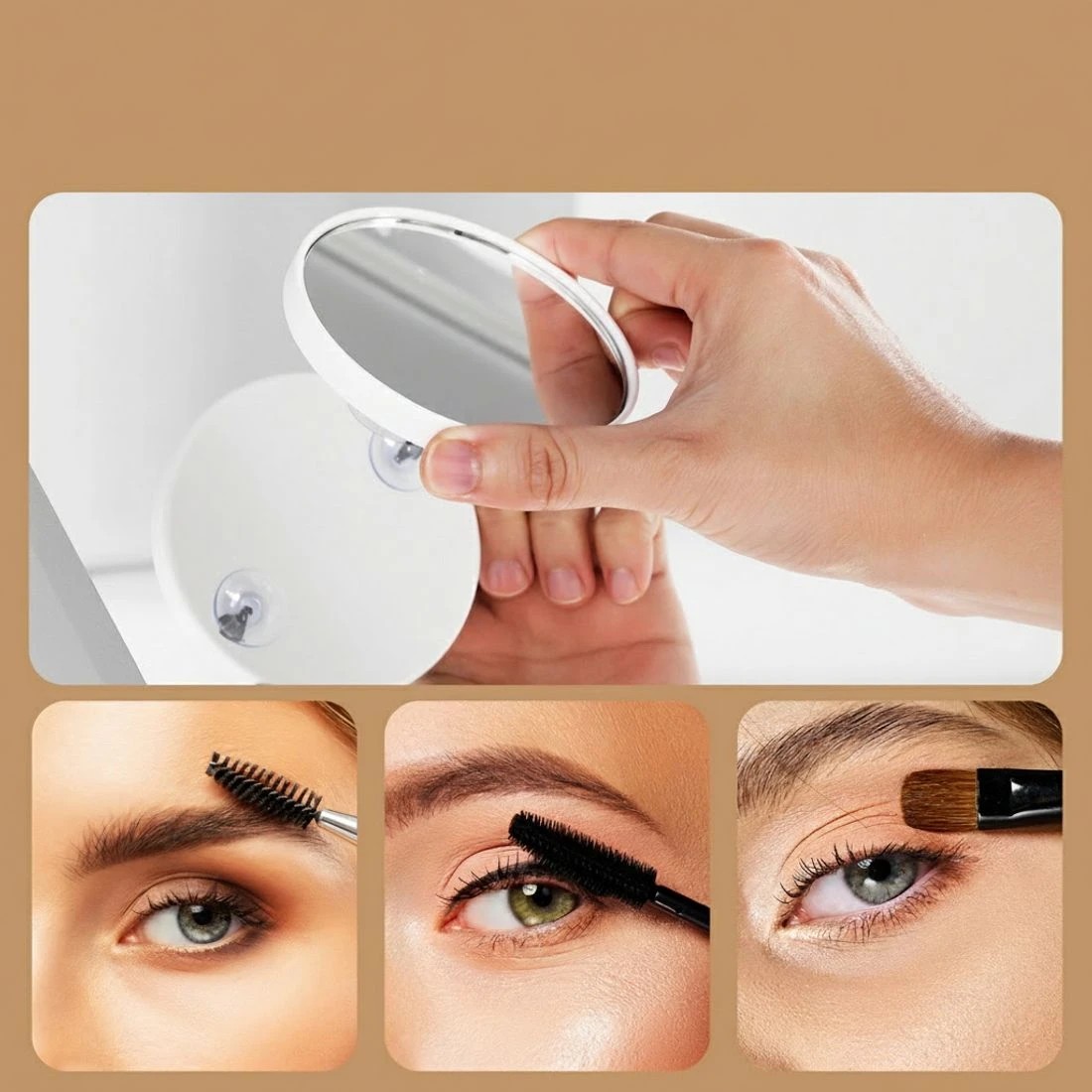 8 Embellir Makeup Mirror 60x50cm 360° Rotatable Vanity Mirror with Lights Crystal LED - Multi, 8 of 8