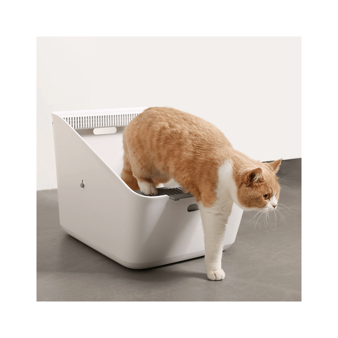 2 Petkit Pura Cat Litter Tray Box With Scoop White - Odour Control Cat Litter Tray
 - White, 2 of 4