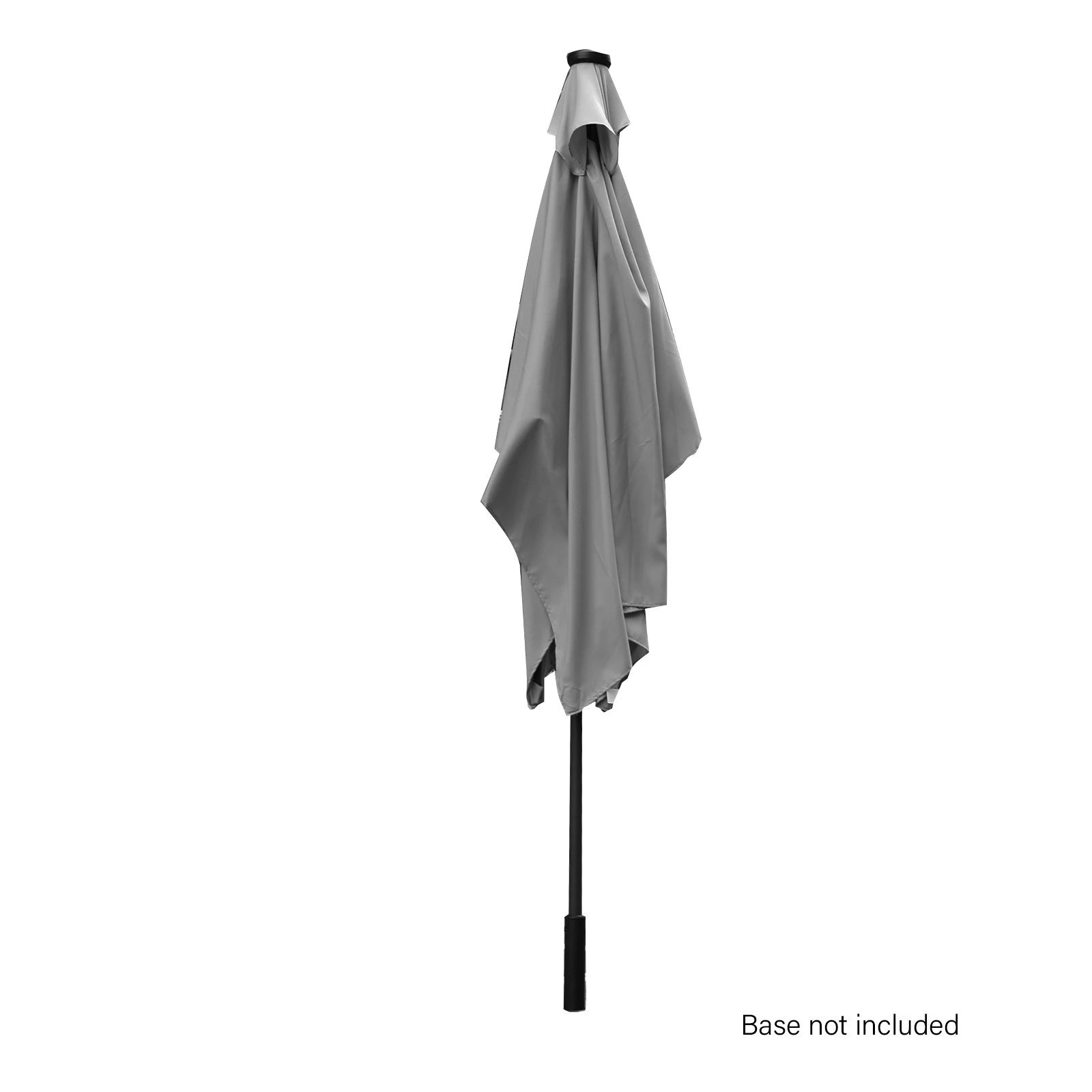 5 Arcadia Furniture Umbrella 3 Metre Umbrella with Solar LED Lights Garden Yard - Grey, 5 of 10
