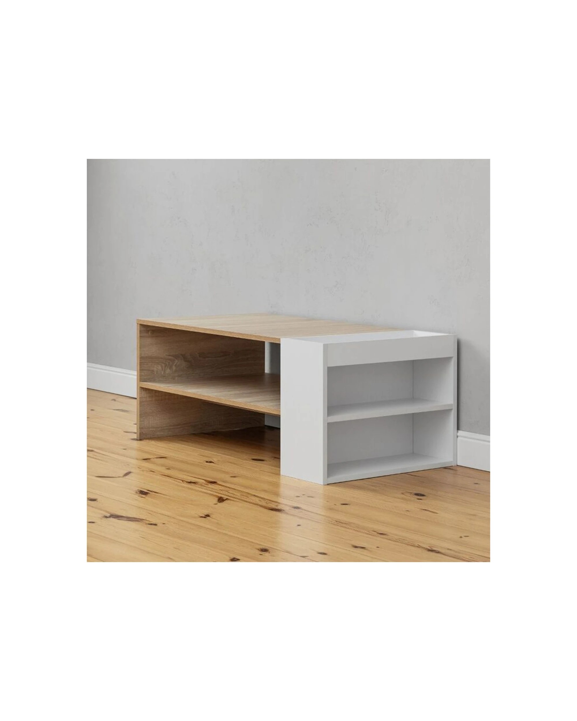 6 European Cabinetry Vienna Decorative Furniture Coffee Table Oak, 6 of 6