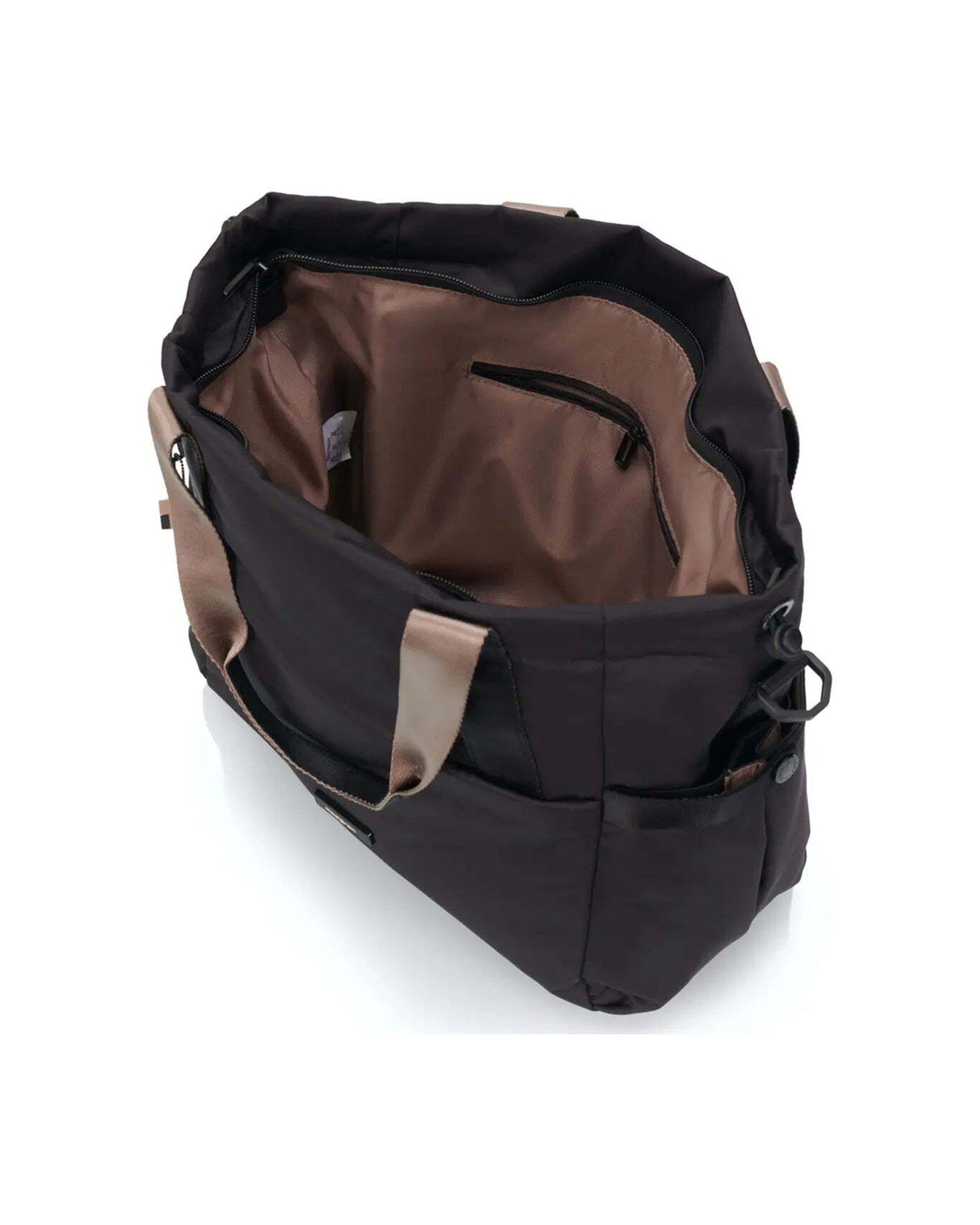 2 Hedgren Galactic Shoulder Bag Tote Water Repellent Polyester - Black, 2 of 7