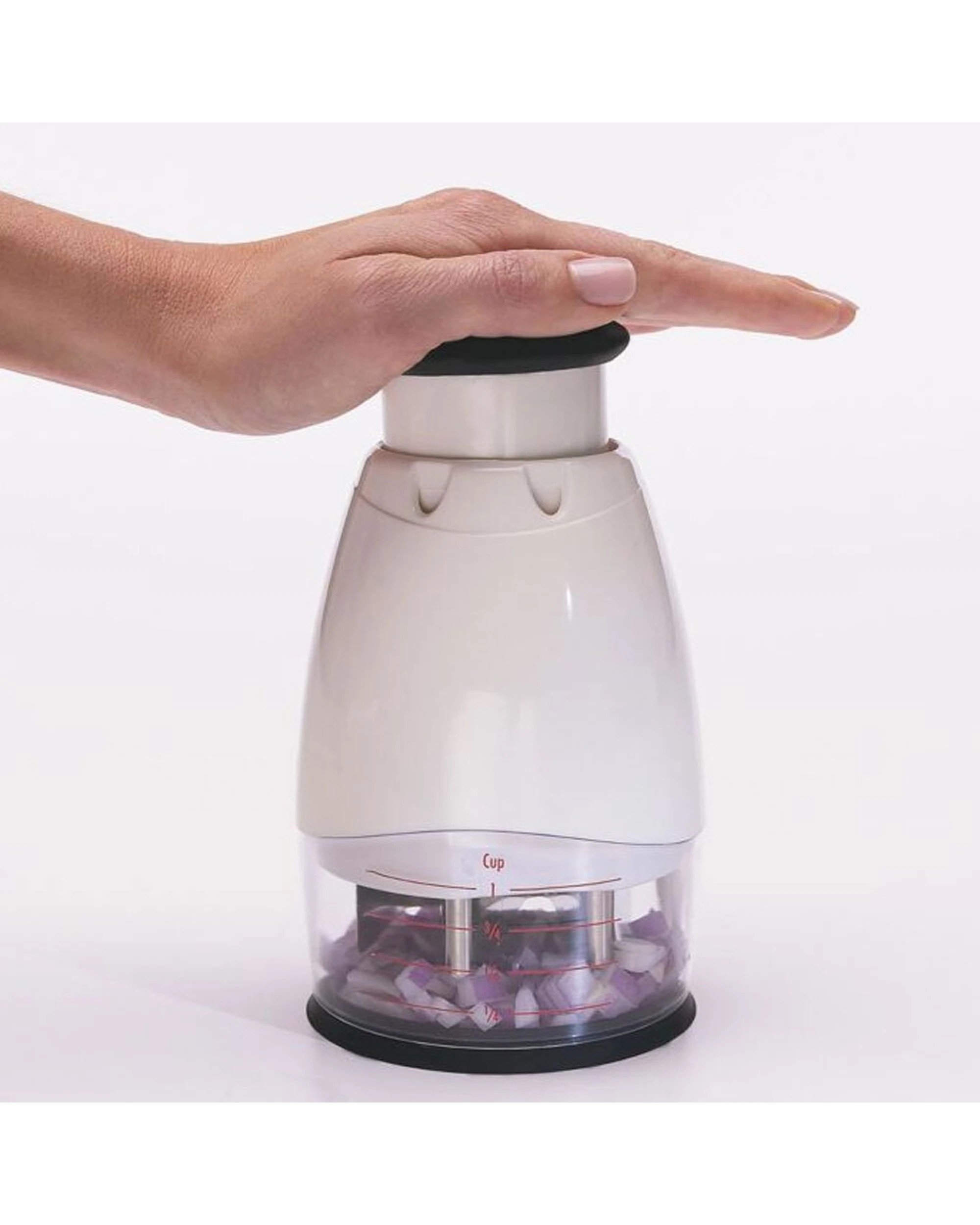 3 Oxo Good Grips Chopper Soft Non-Slip Grip Stainless Steel Blades Dishwasher Safe - Multi, 3 of 4