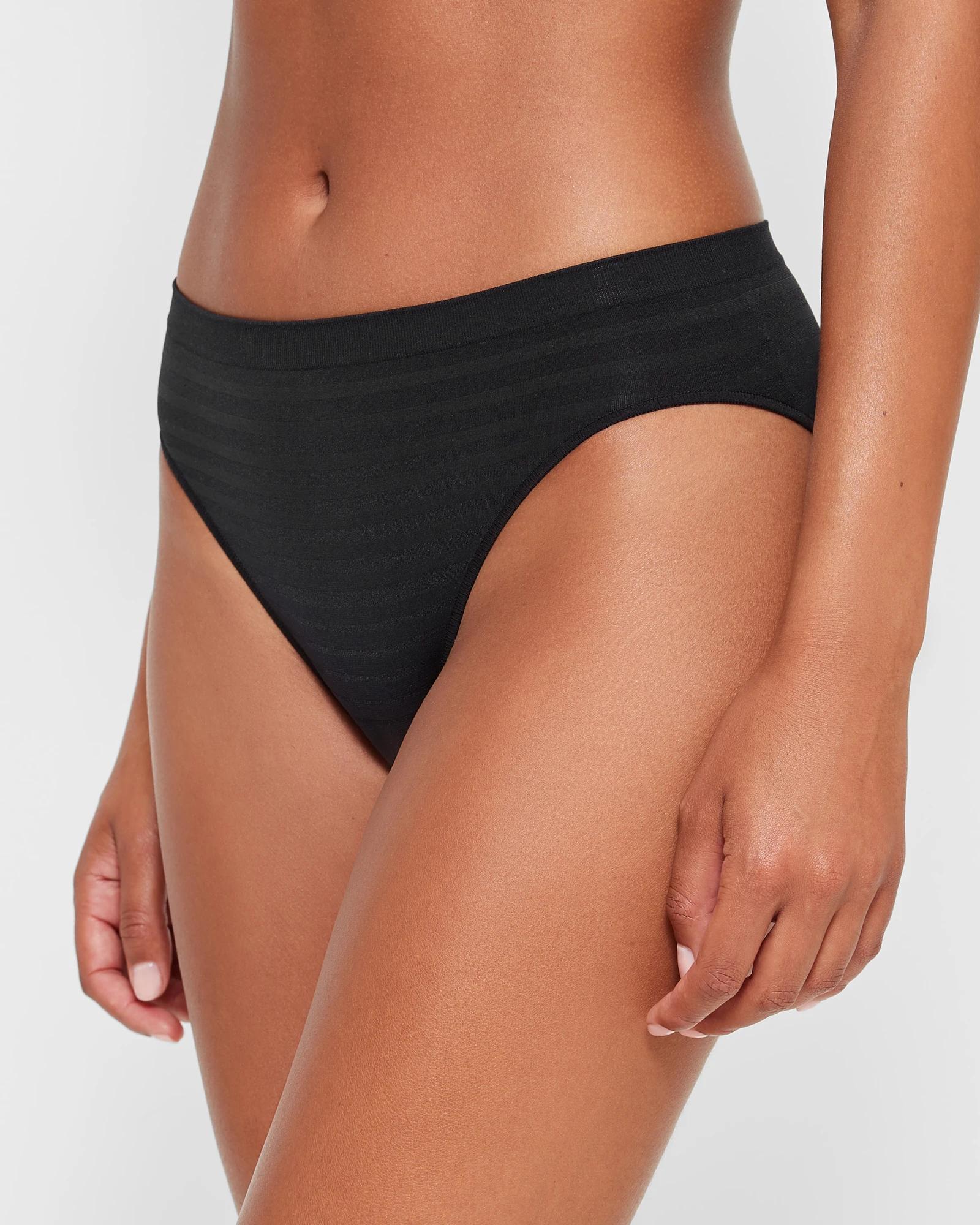 3 Target 2 Pack Matte And Shine Bikini Briefs BLACK, 3 of 4