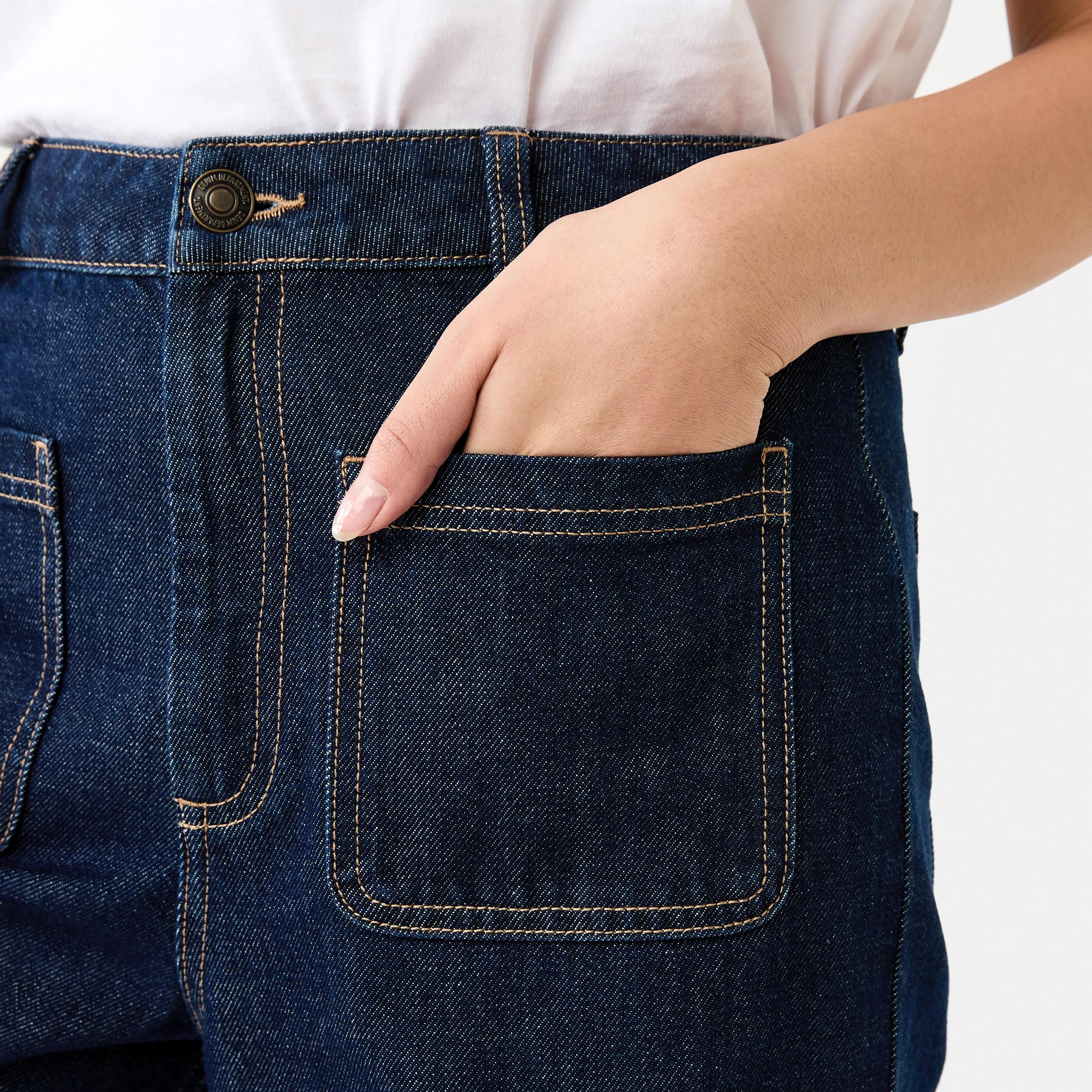6 Wide Leg Pocket Jeans INDIGO, 6 of 11