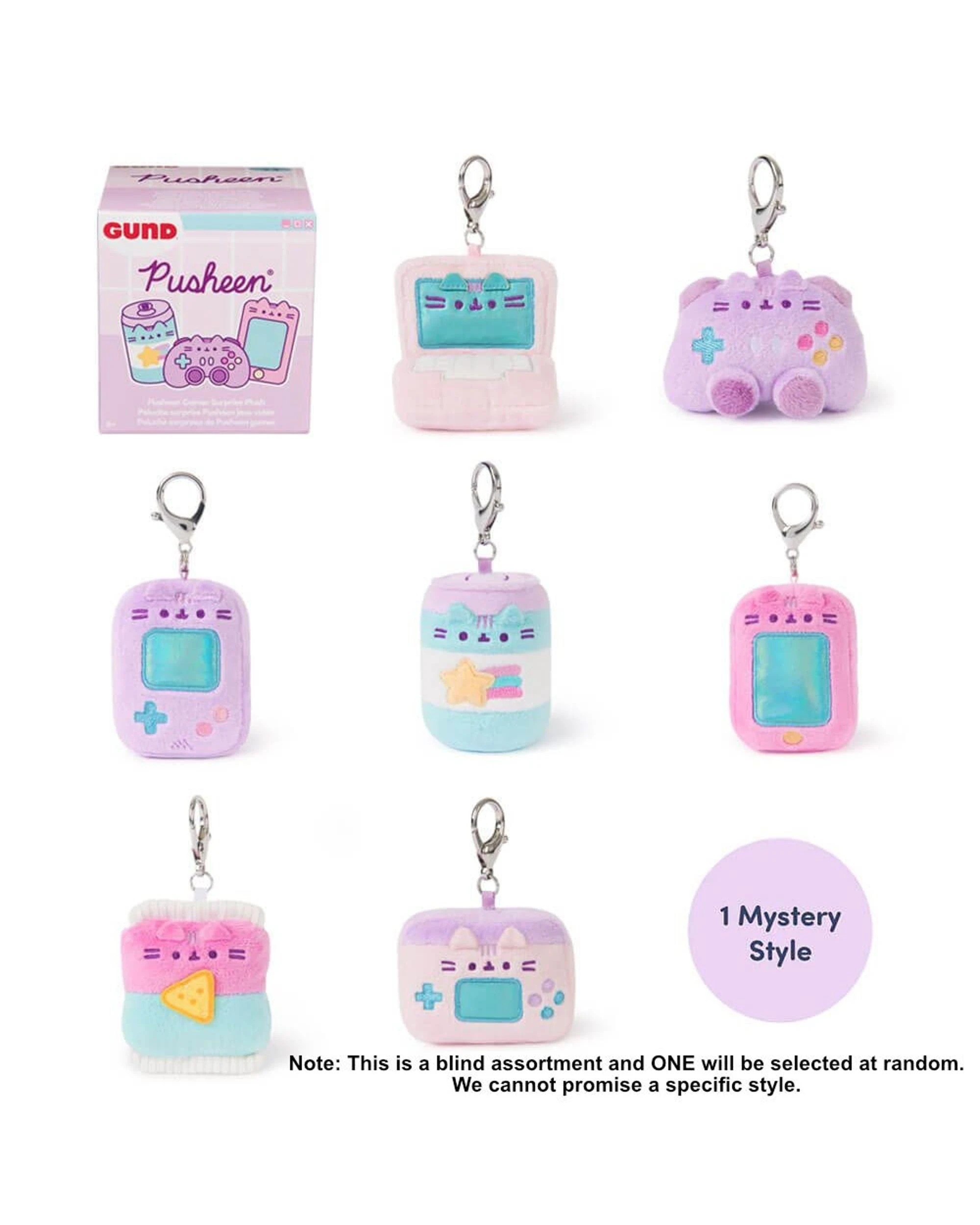 3 Pusheen Gamer Girl Series #24 7cm Plush Blind Box, 3 of 10