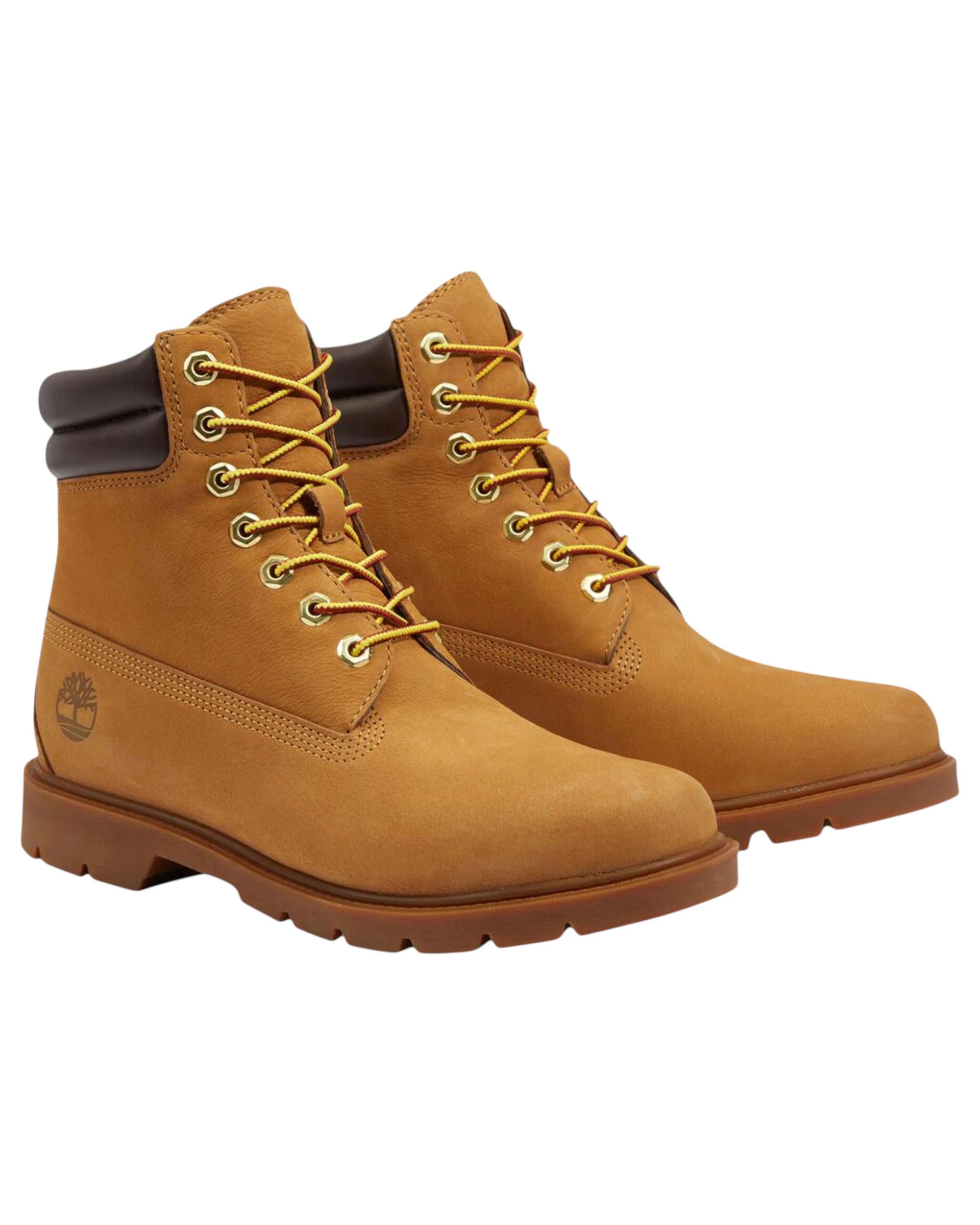 2 Timberland Mens 6-Inch Premium Waterproof Nubuck Wide Boot WHEAT, 2 of 6