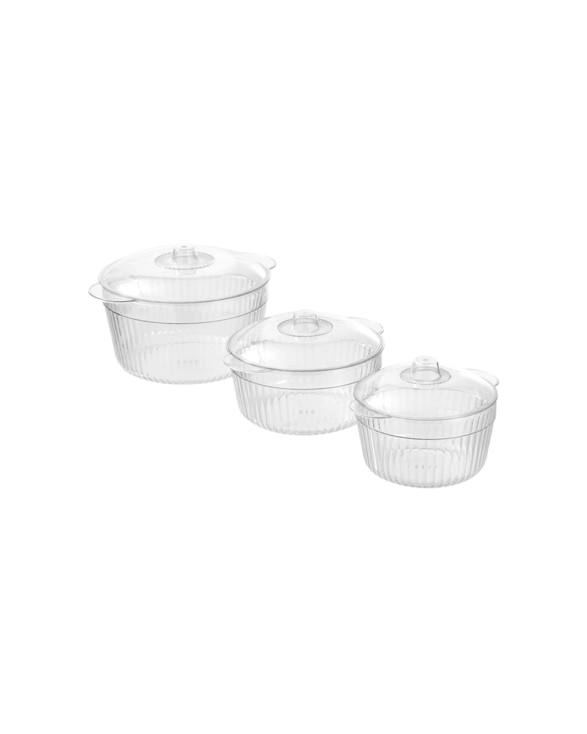 7 Lemon & Lime 6pk Crystal Vista Lidded Food Storage Bowl 1.5L - Clear, 7 of 8