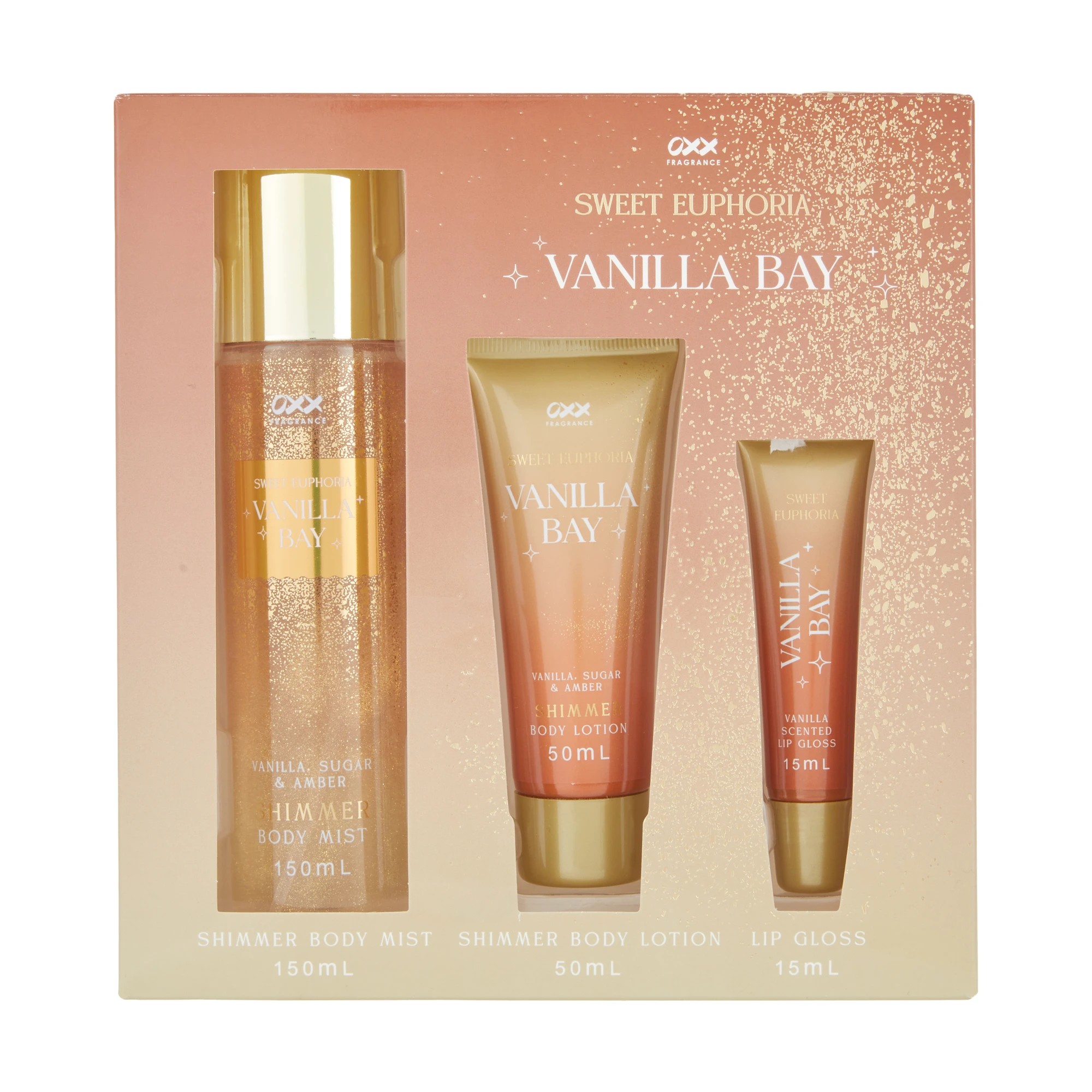 1 OXX Fragrance 3 Pack Vanilla Bay Gift Set - Sweet Euphoria, 1 of 6