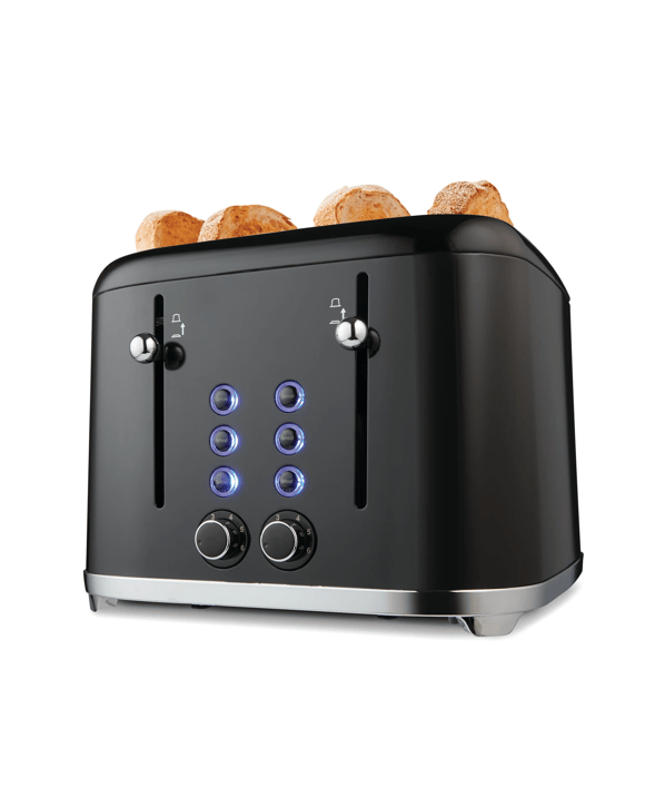 Slice Stainless Steel Toaster Black Kmart