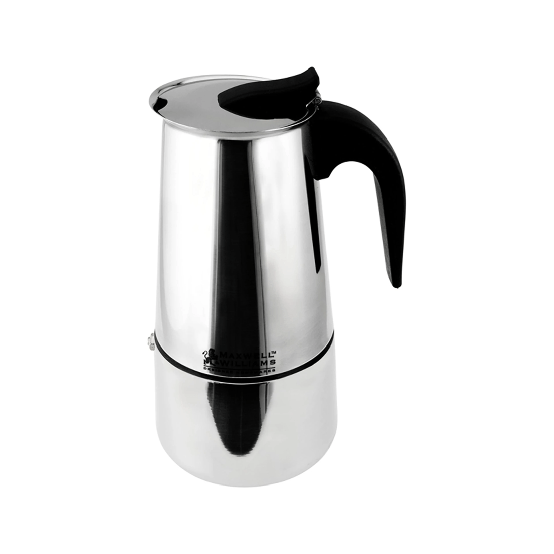 1 Maxwell & Williams 9 Cups Stovetop Espresso Maker Contemporary Blend
 - Silver, 1 of 4