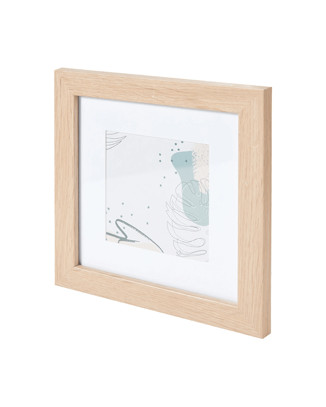 4 8 Piece Wall Photo Frame Set - Oak, 4 of 10