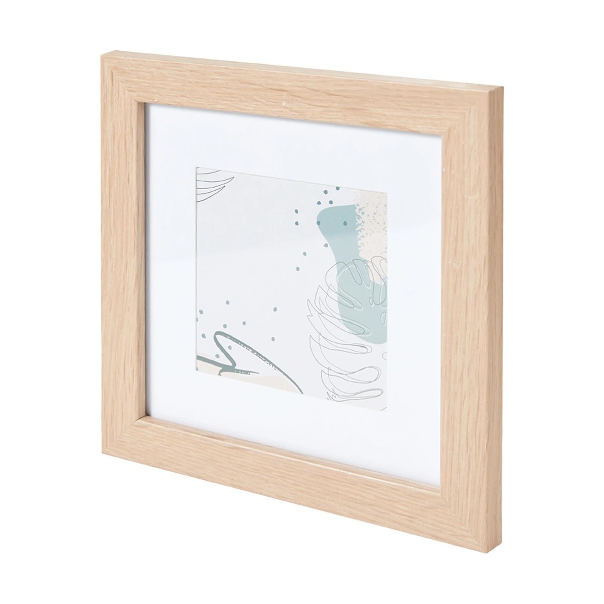 4 8 Piece Wall Photo Frame Set - Oak, 4 of 10