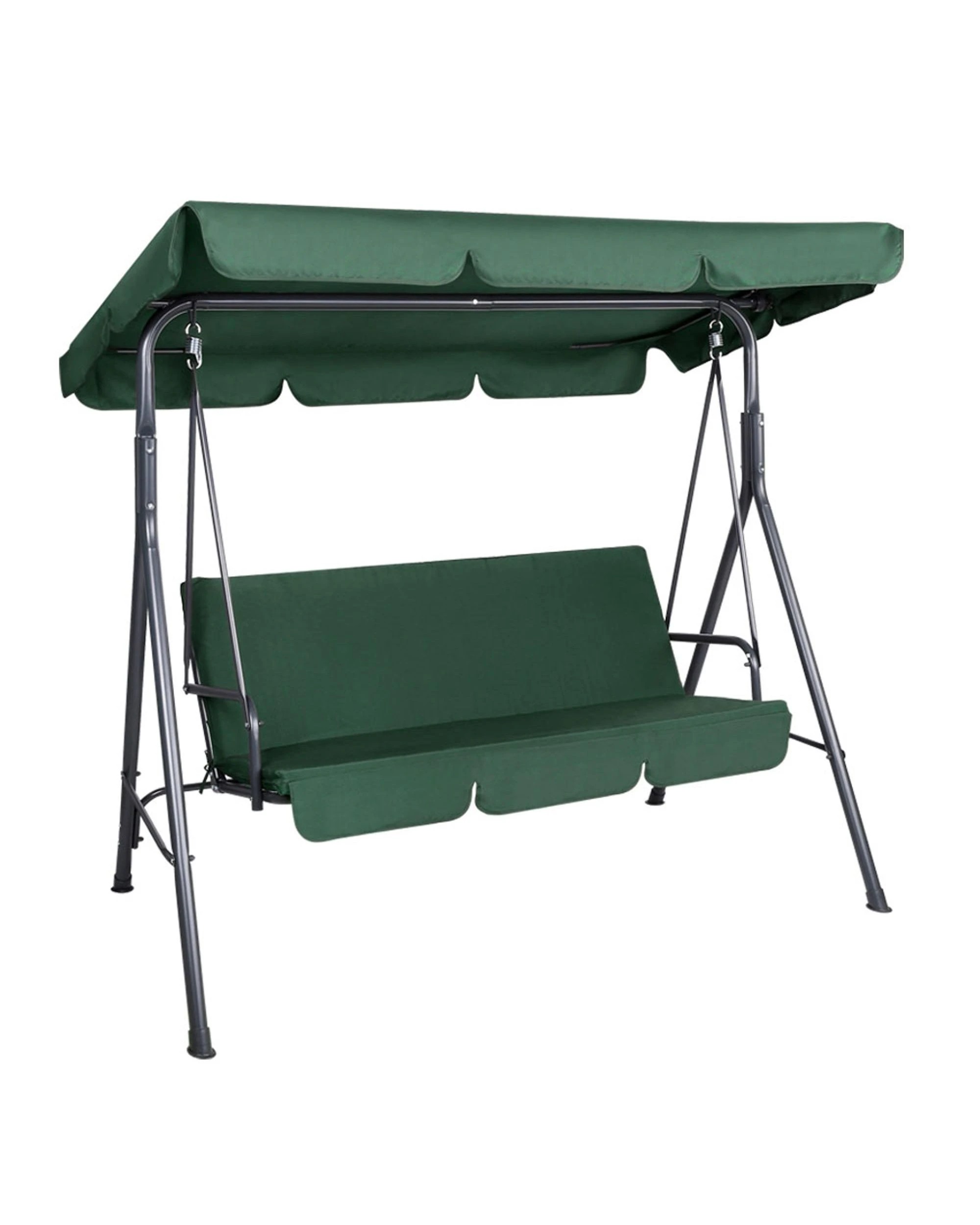 1 Gardeon Outdoor Swing Chair Garden Bench Furniture Canopy 3 Seater
 - Green, 1 of 3