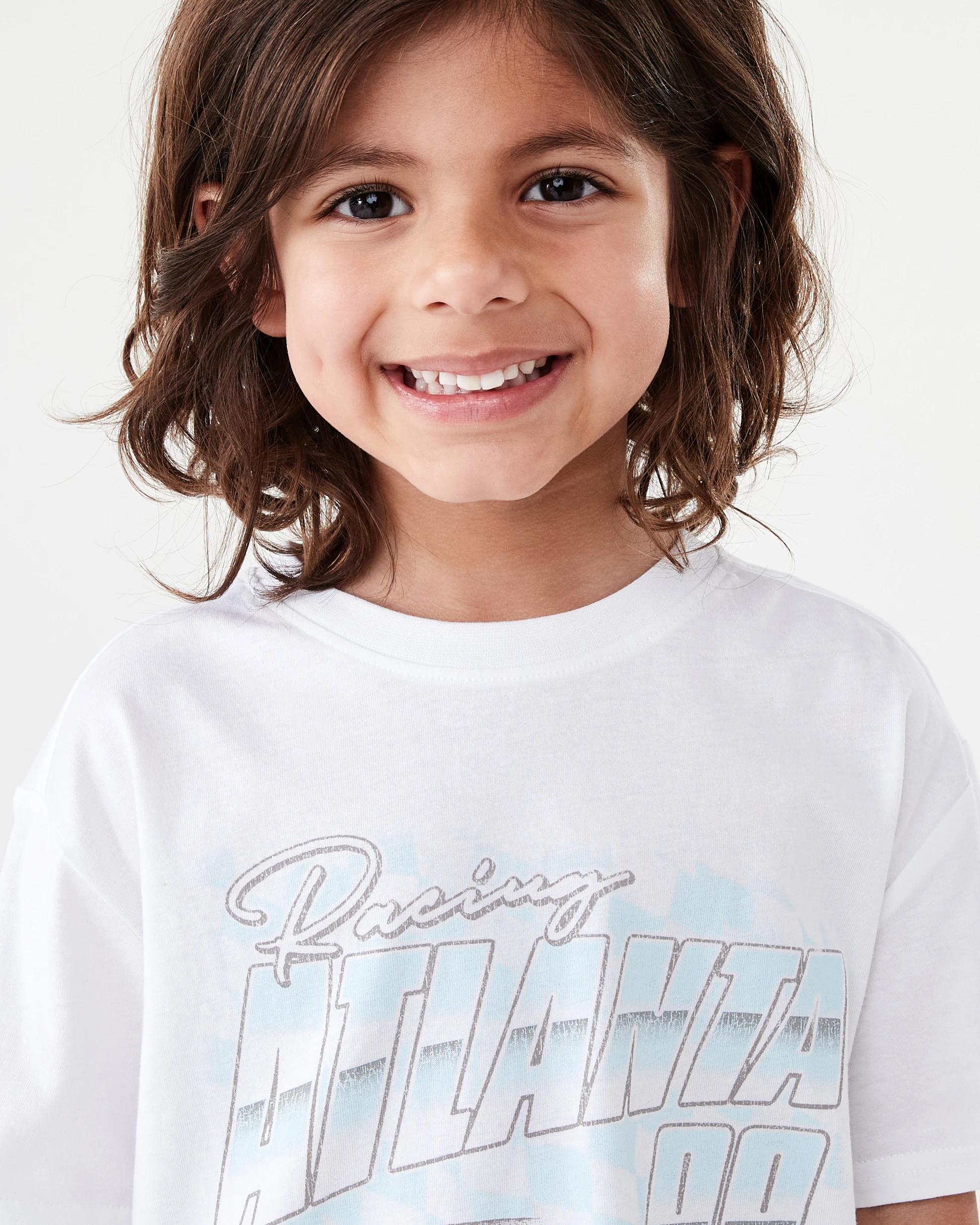 3 Chest Print T-shirt Wht Car, 3 of 6