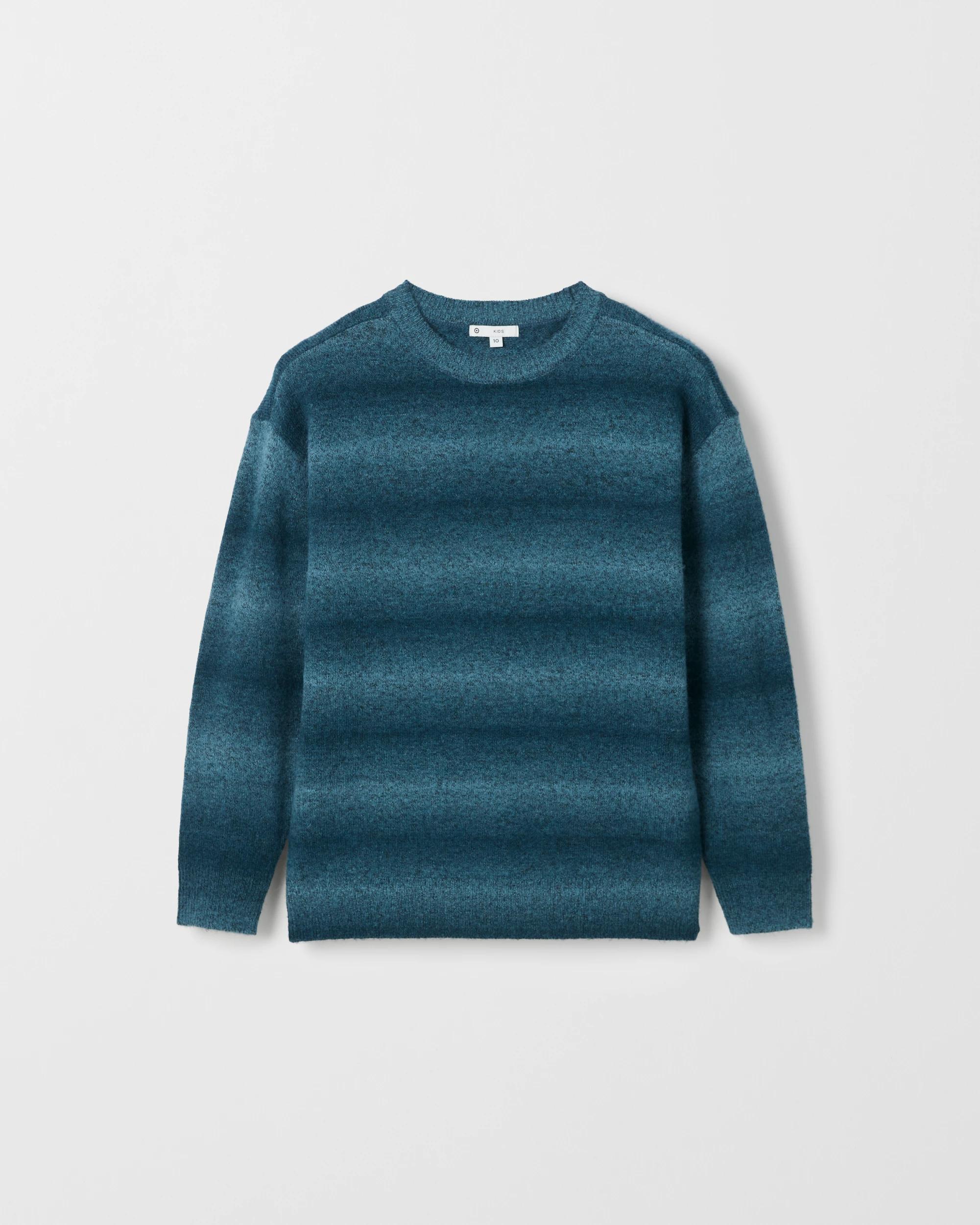 5 Target Kids Crew Neck Knit Jumper BLUE OMBRE, 5 of 6