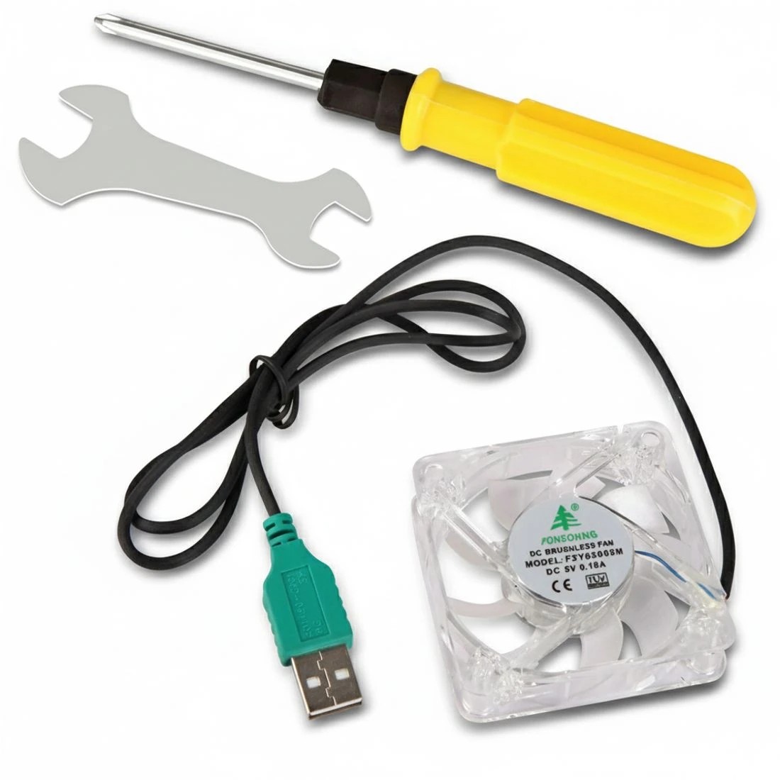 7 Artiss Laptop Desk Table Fan Cooling  60CM - White, 7 of 7