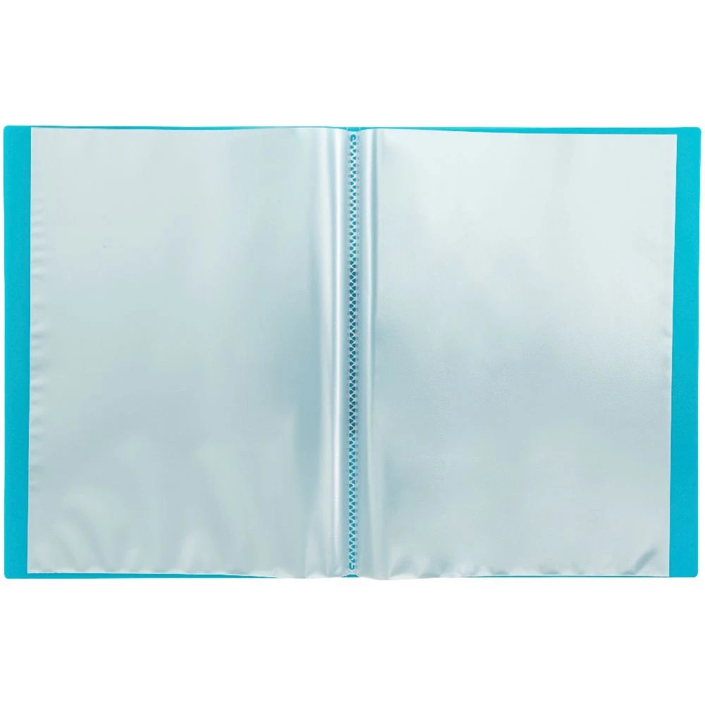 2 King Jim Fixed Display Book 20 Pockets Gloss Blue, 2 of 3