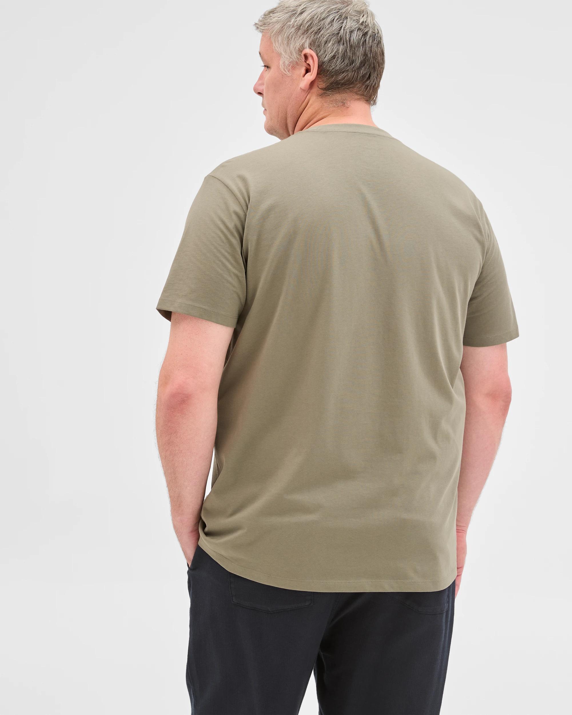 5 Target Man Plus Plus Size Australian Cotton Crew T-Shirt BASIL, 5 of 5