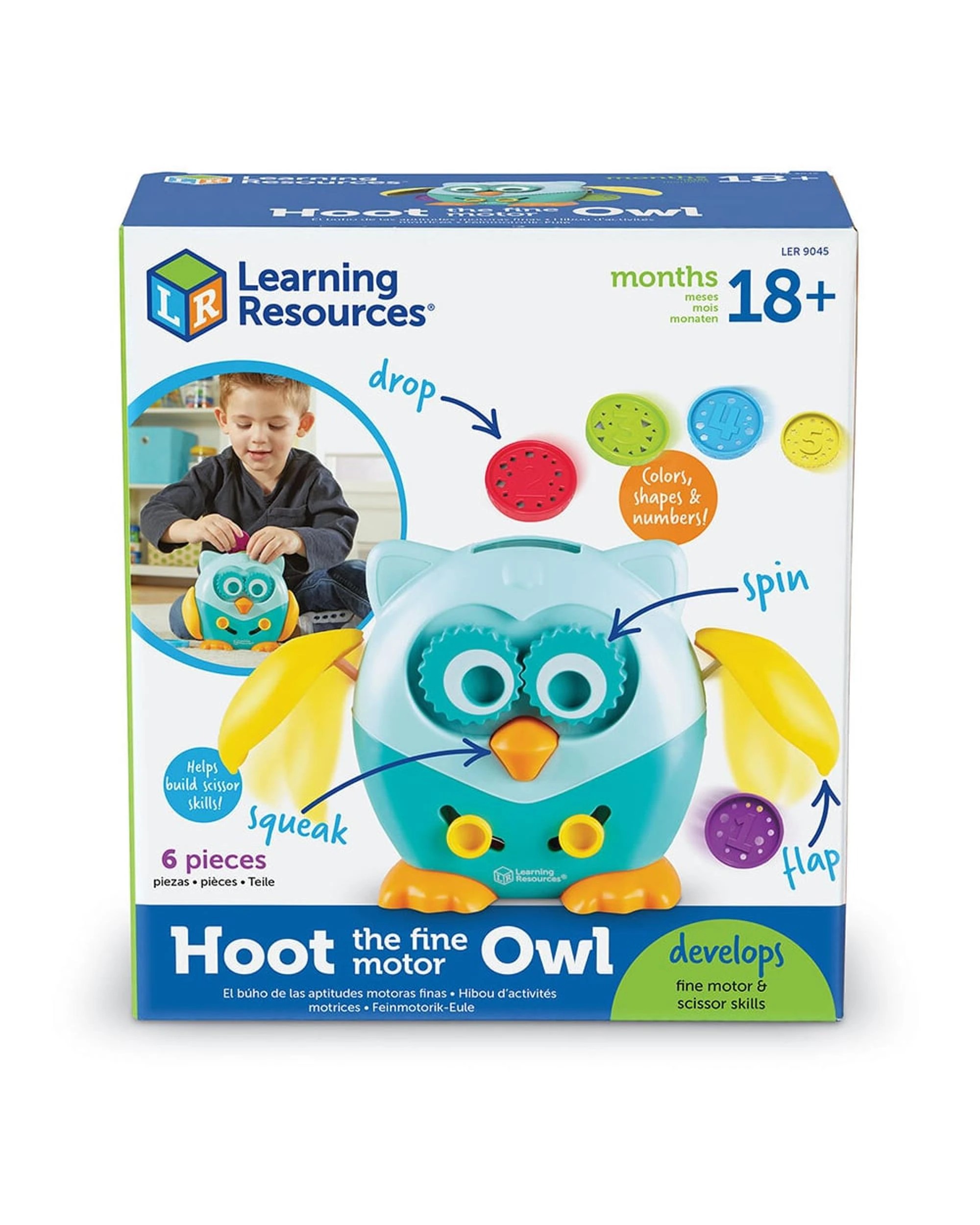 1 Learning Resources Hoot the Fine Motor Owl, 1 of 3