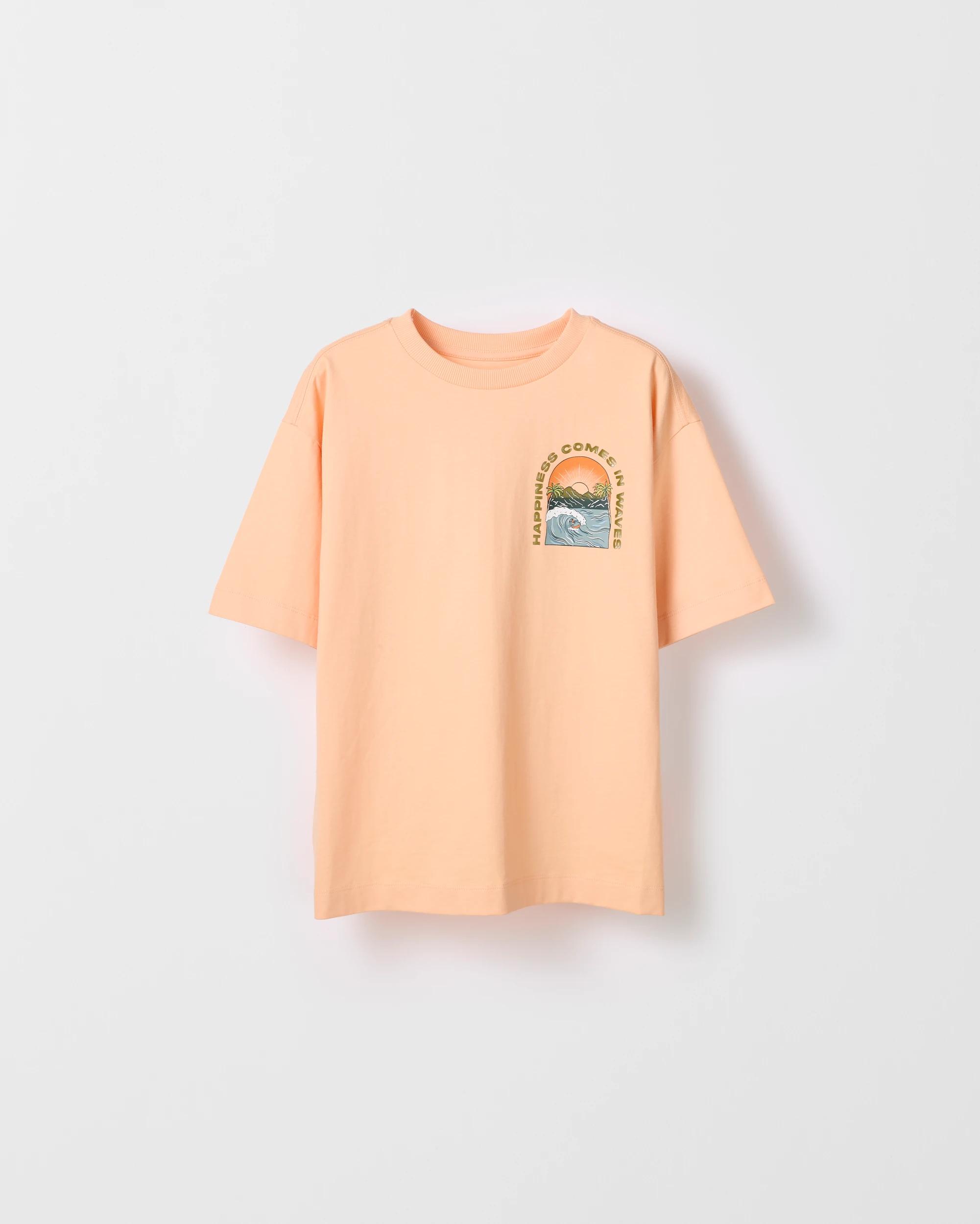 6 Target Kids Australian Cotton Harmony Day Print T-Shirt ORANGE, 6 of 8