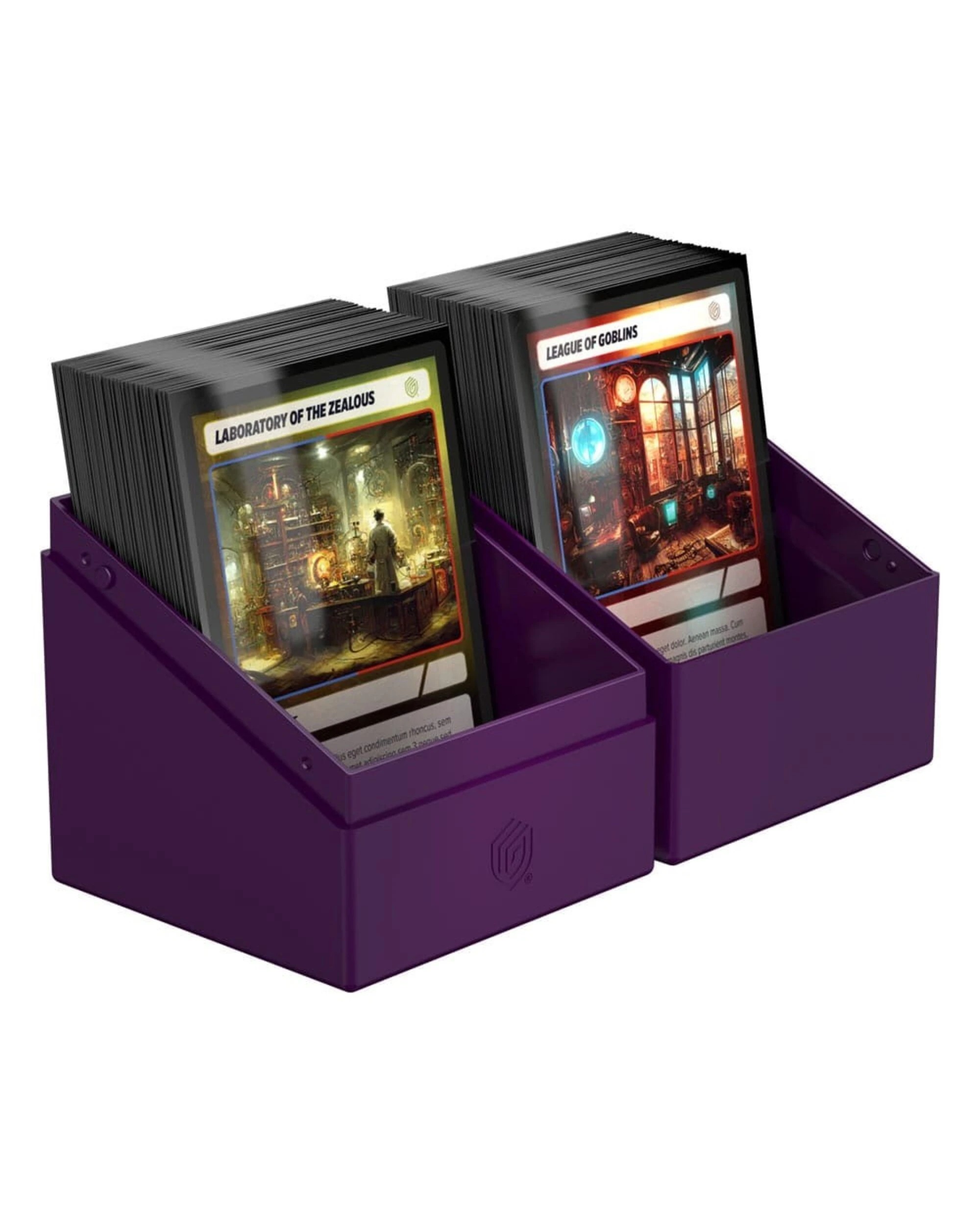 3 Ultimate Guard TCG - Boulder 100+ Deck Box - Solid Purple, 3 of 3