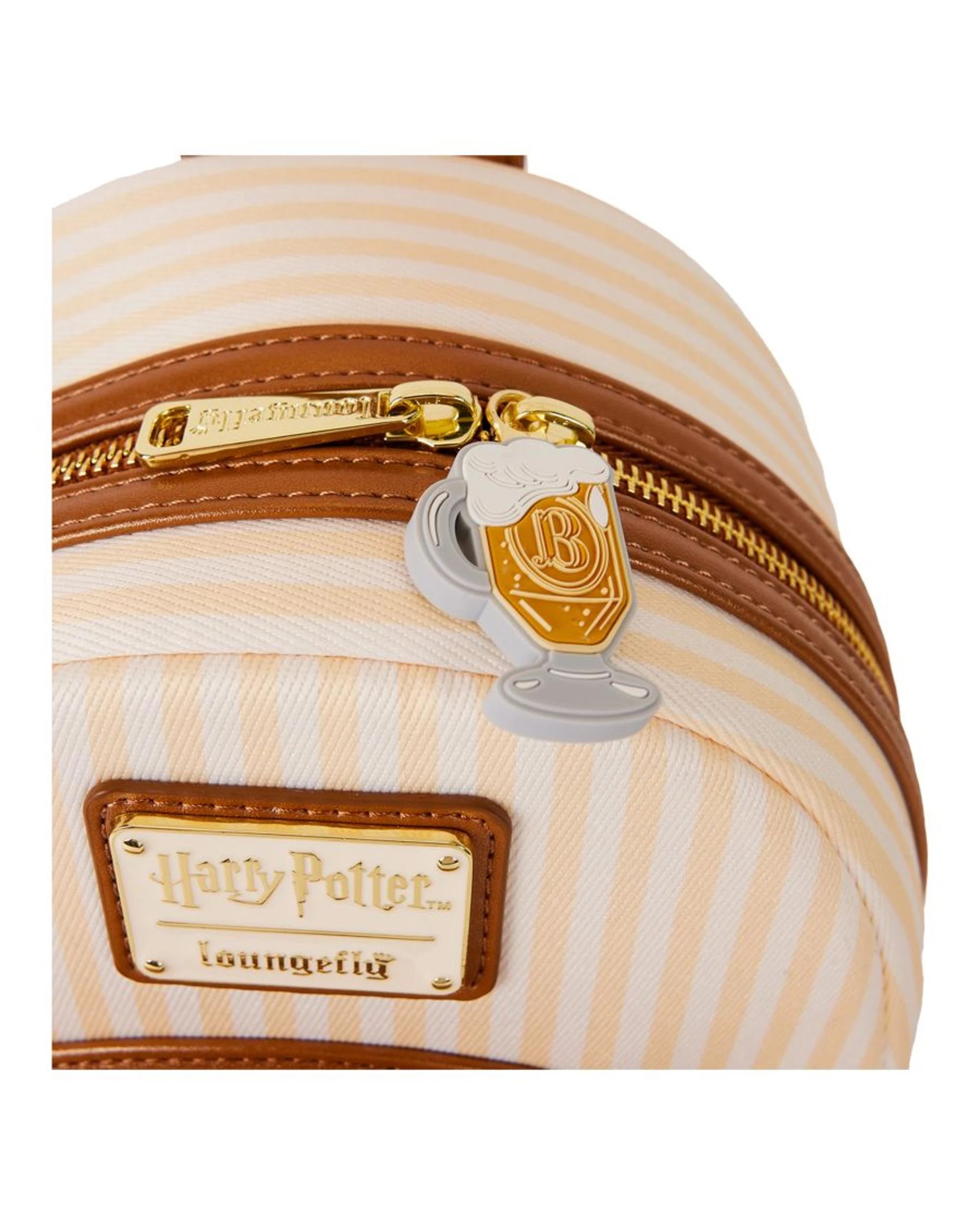 4 Loungefly Harry Potter Butterbeer Scented 10 inch Faux Leather Mini Backpack - Multi, 4 of 6
