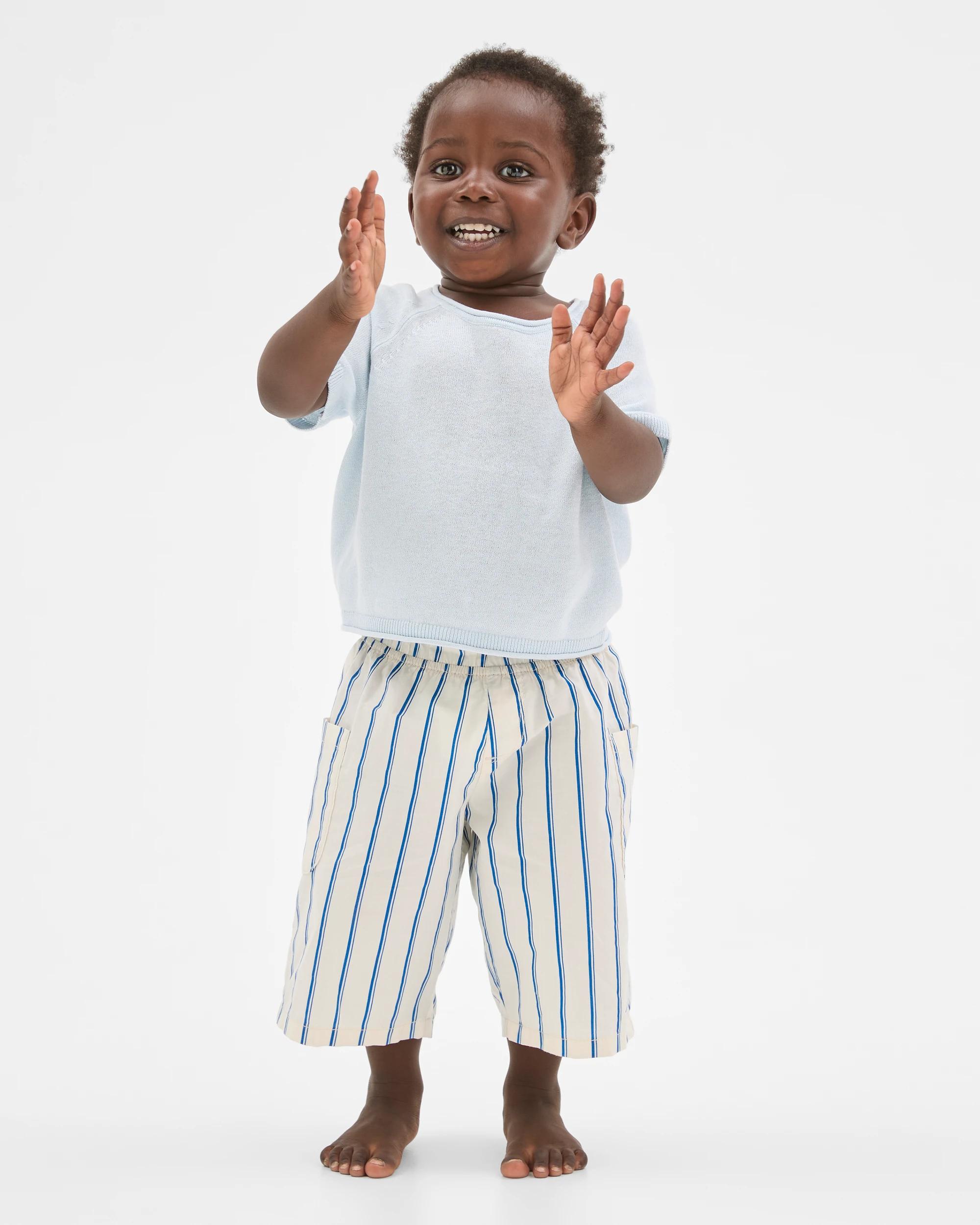 1 Target Baby Baby Top & Pants 2 Piece Set BLUE, 1 of 5