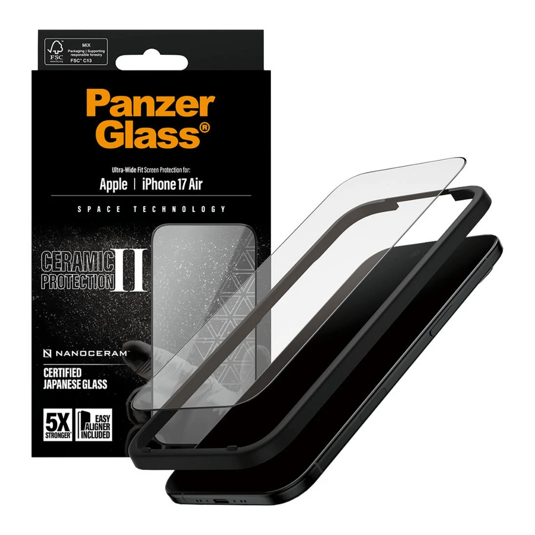 3 PanzerGlass Ceramic Screen Protector iPhone Air, 3 of 3