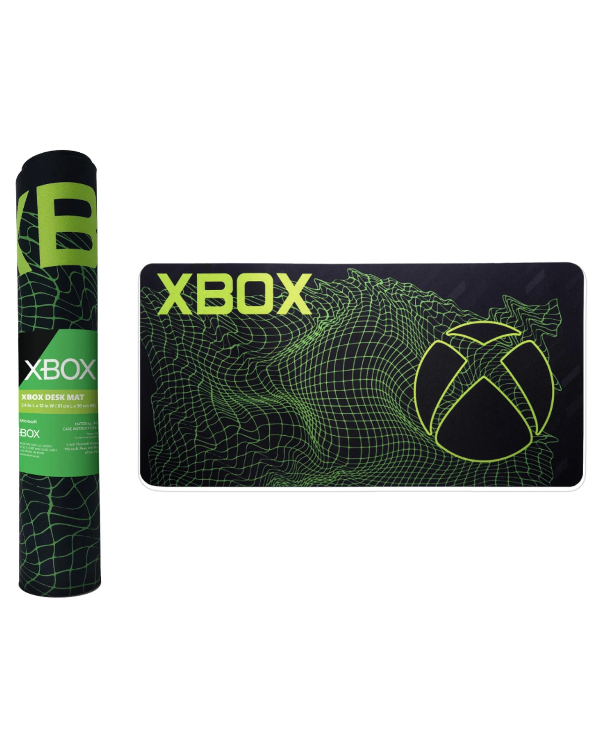 1 Ukonic Xbox Black and Green Gaming Desk Mat - Multi, 1 of 5