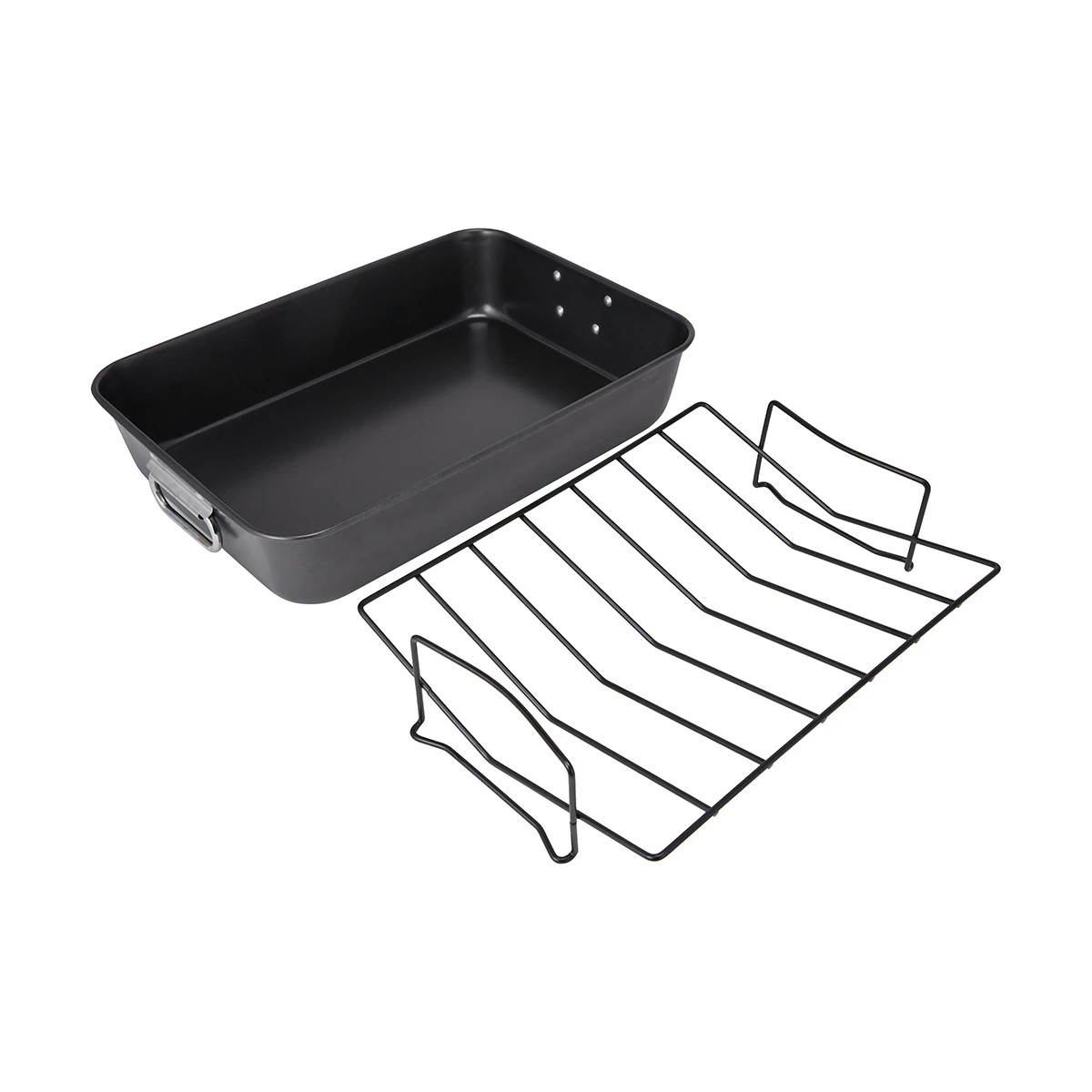 6 Classic Roaster with Rack, 6 of 10