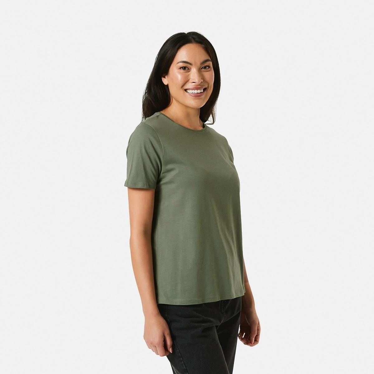 2 Basic T-shirt PALE KHAKI, 2 of 5