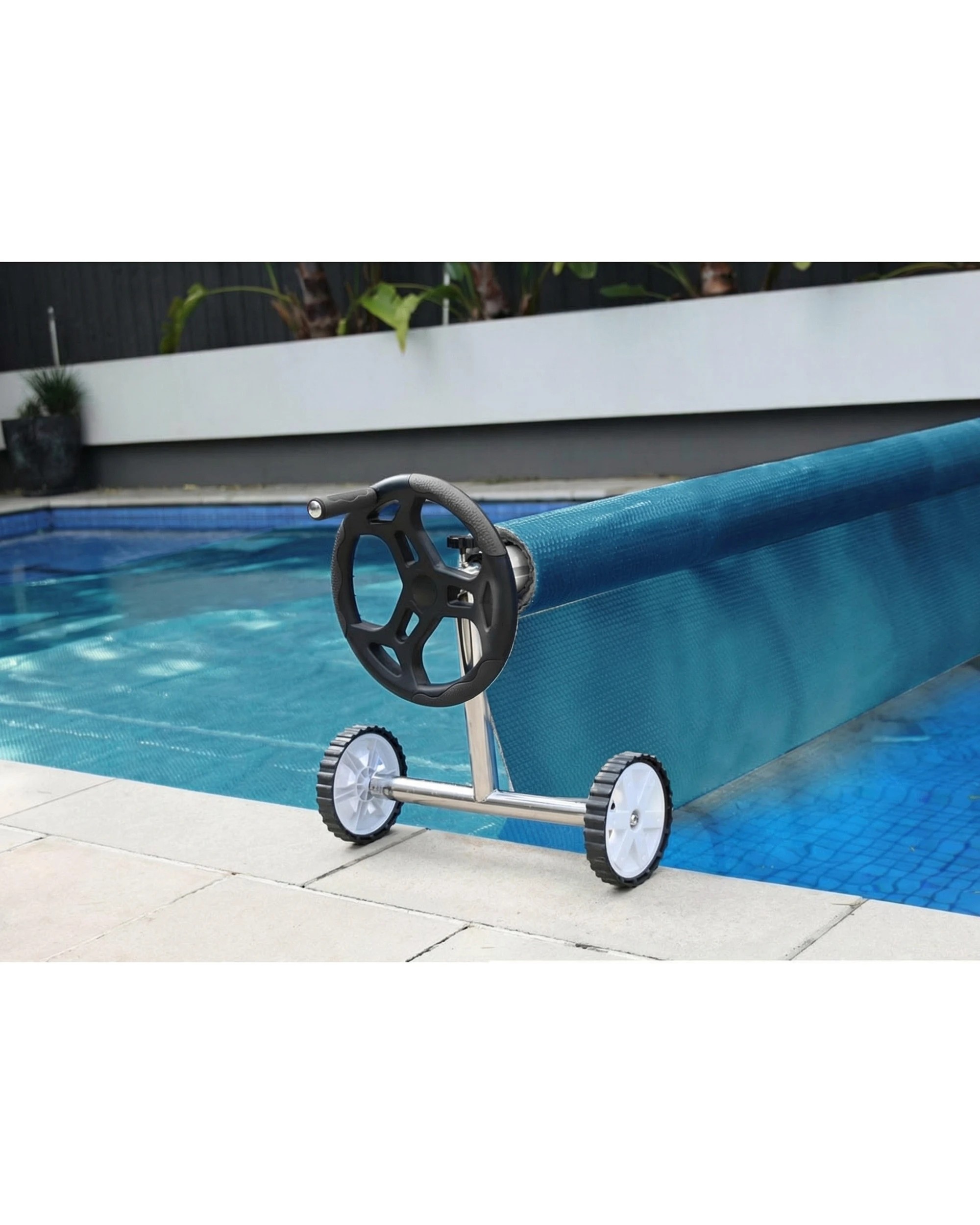 6 400 Micron Solar Swimming Pool Cover 6.5m x3m - Blue, 6 of 8