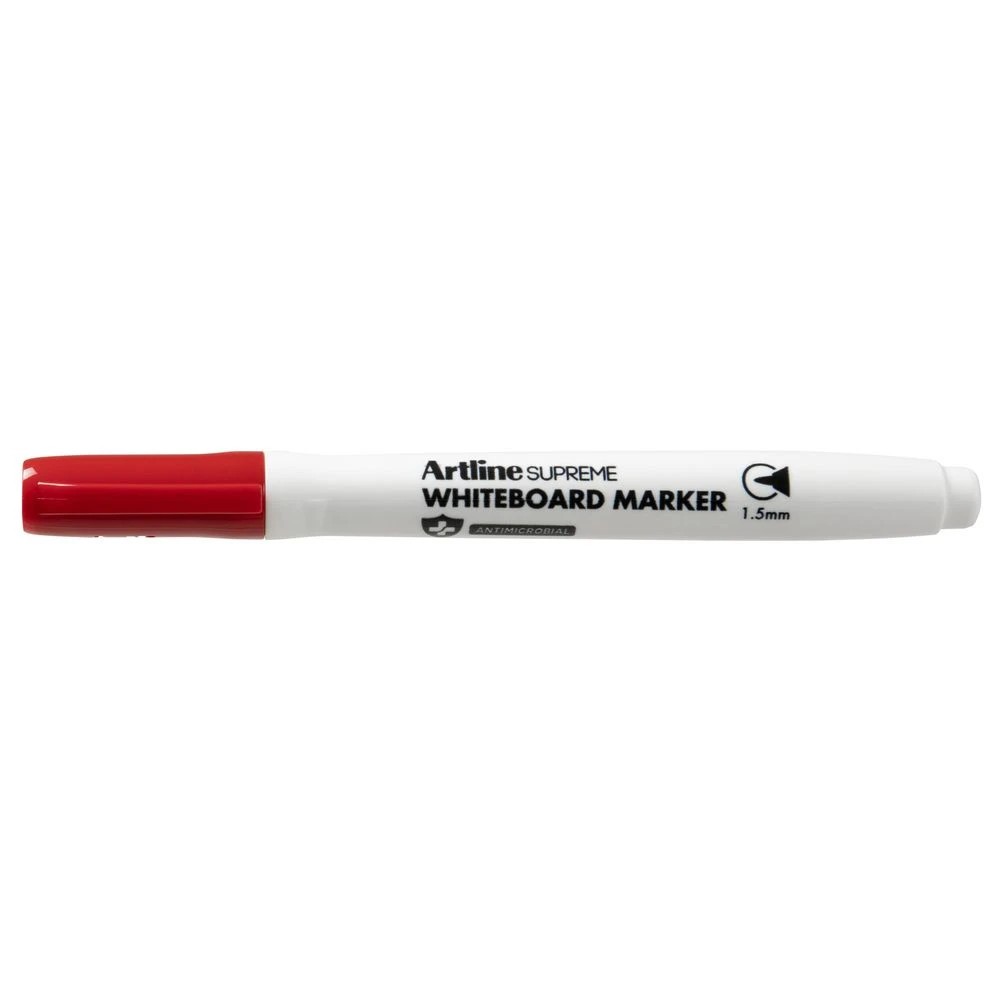 2 Artline Supreme Whiteboard Marker Bullet Red, 2 of 3