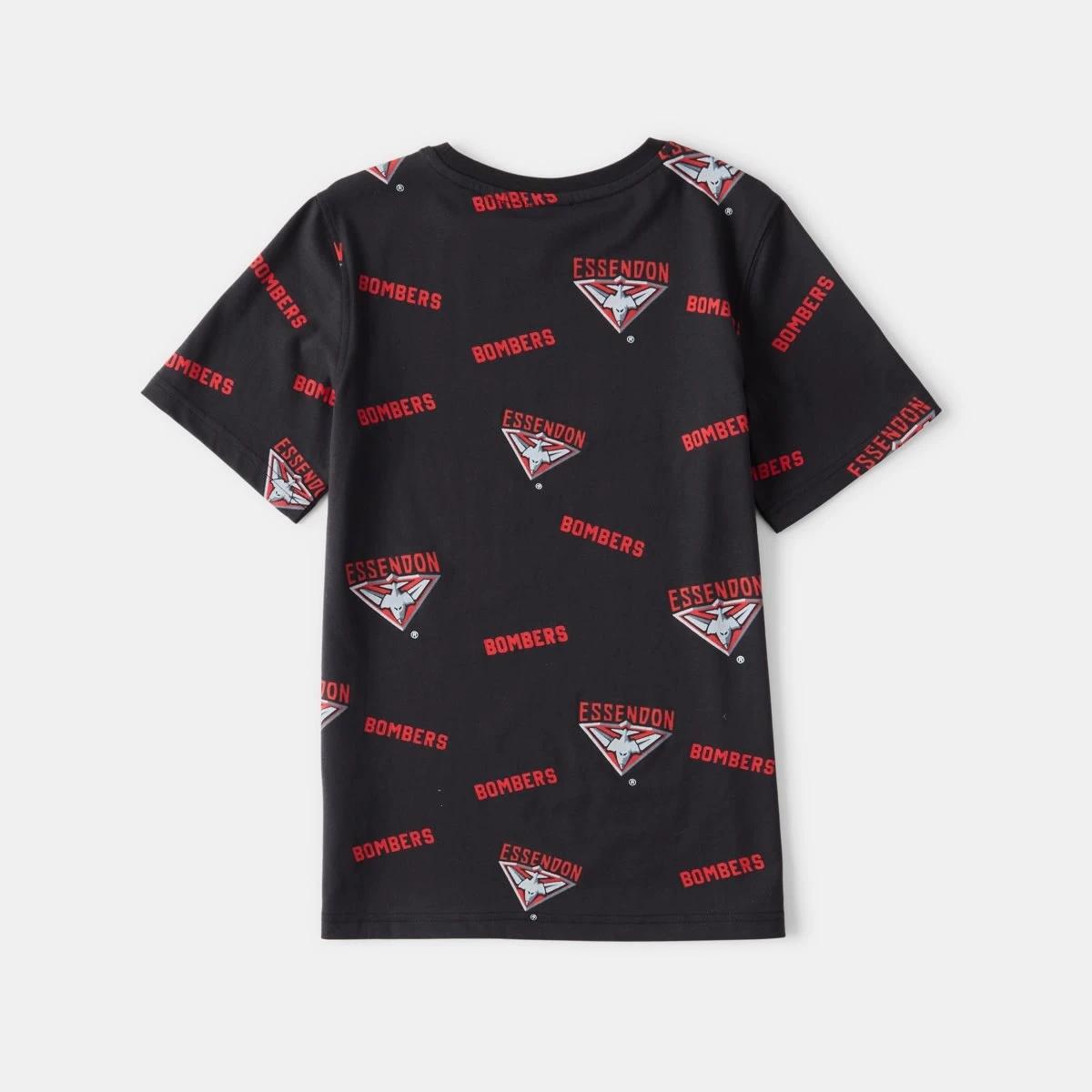 10 Official AFL Kids All Over Print T-shirt Essendon, 10 of 10